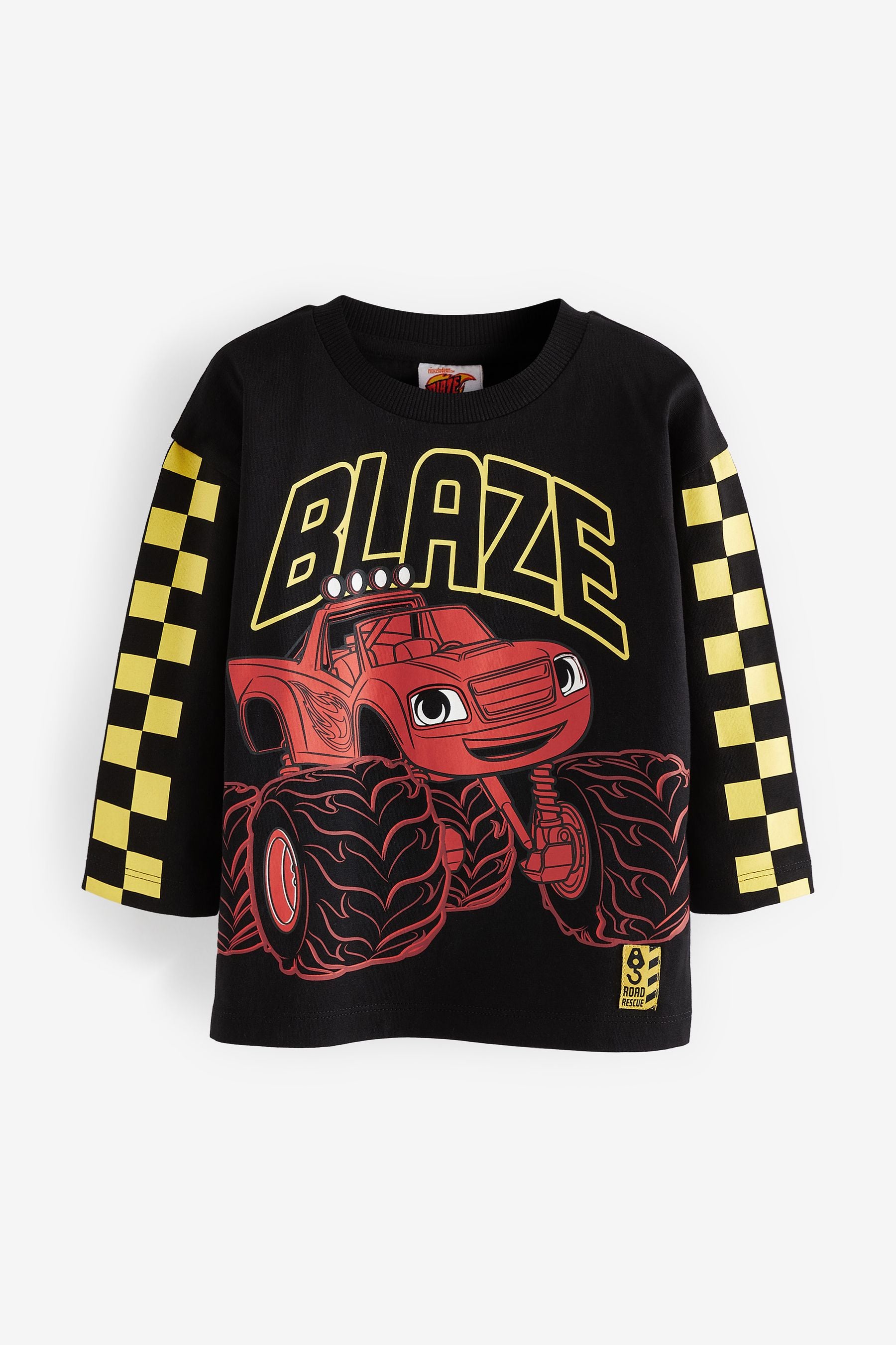 Black Blaze Long Sleeve T-Shirt (12mths-8yrs)