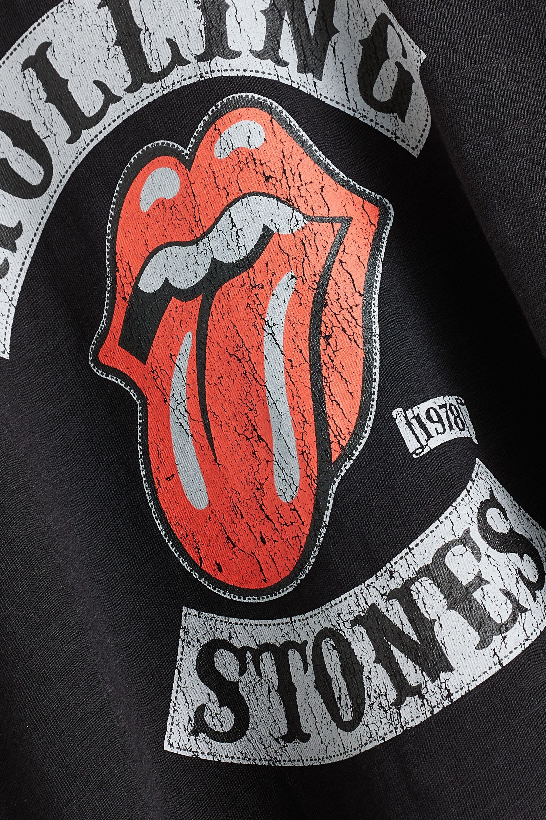 Black Rolling Stones Long Sleeve T-Shirt (9mths-8yrs)