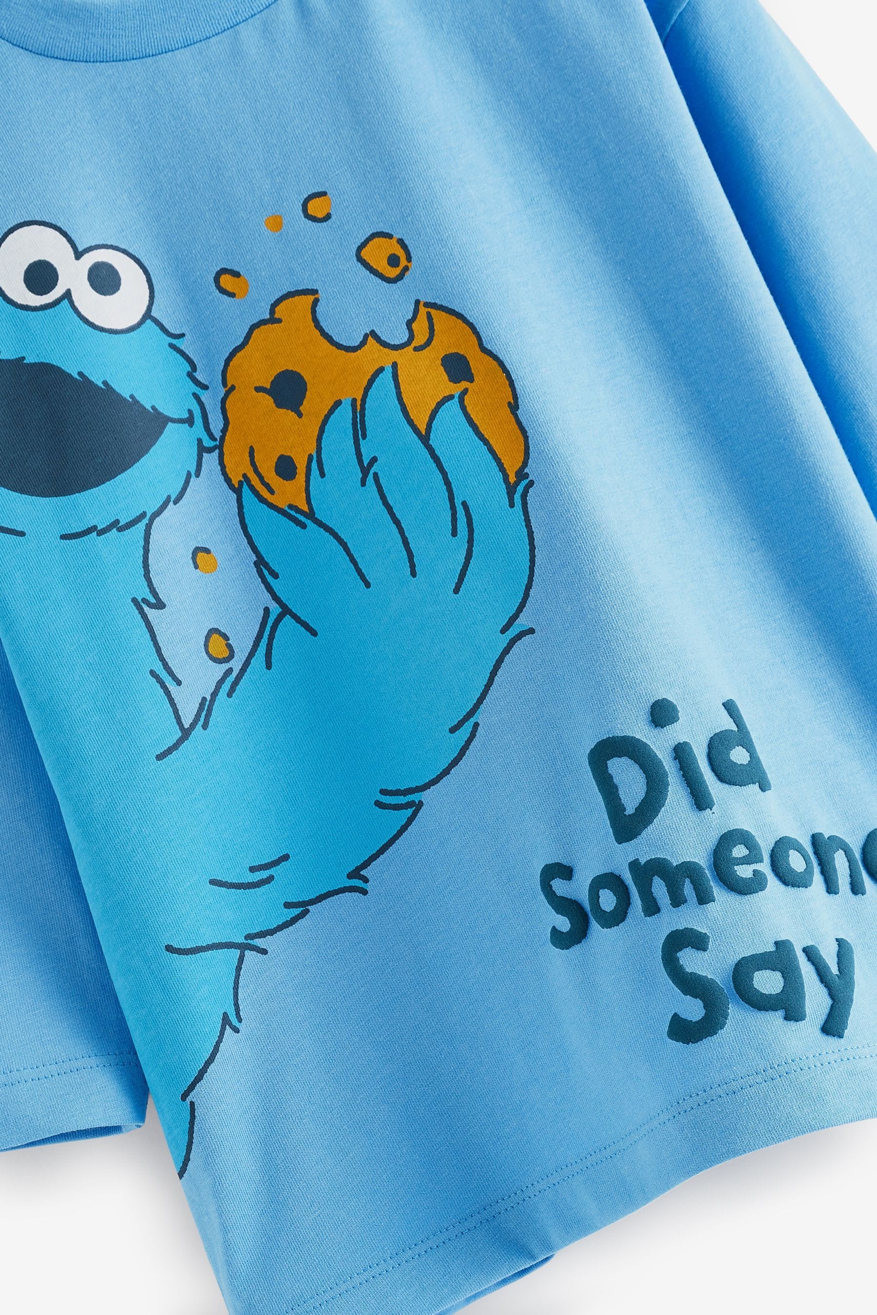 Blue Cookie Monster Long Sleeve T-Shirt (3mths-8yrs)