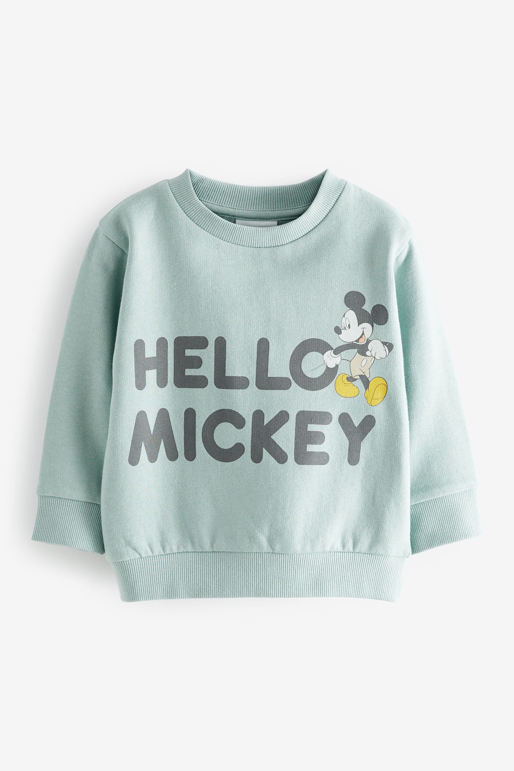 Mineral Hello Mickey Mouse Long Sleeve Sweatshirt (3mths-8yrs)