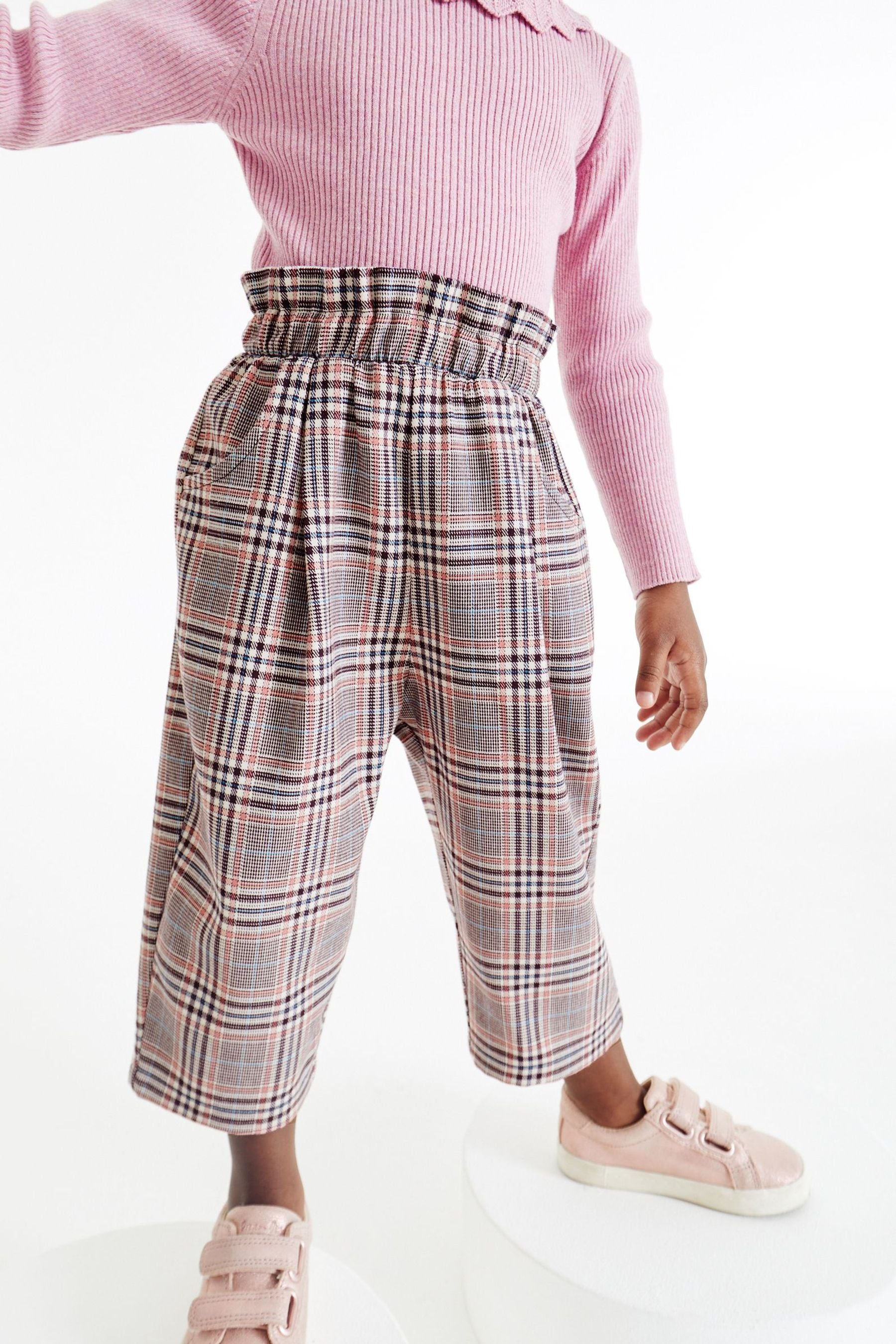 Pink Check Trousers (3mths-7yrs)