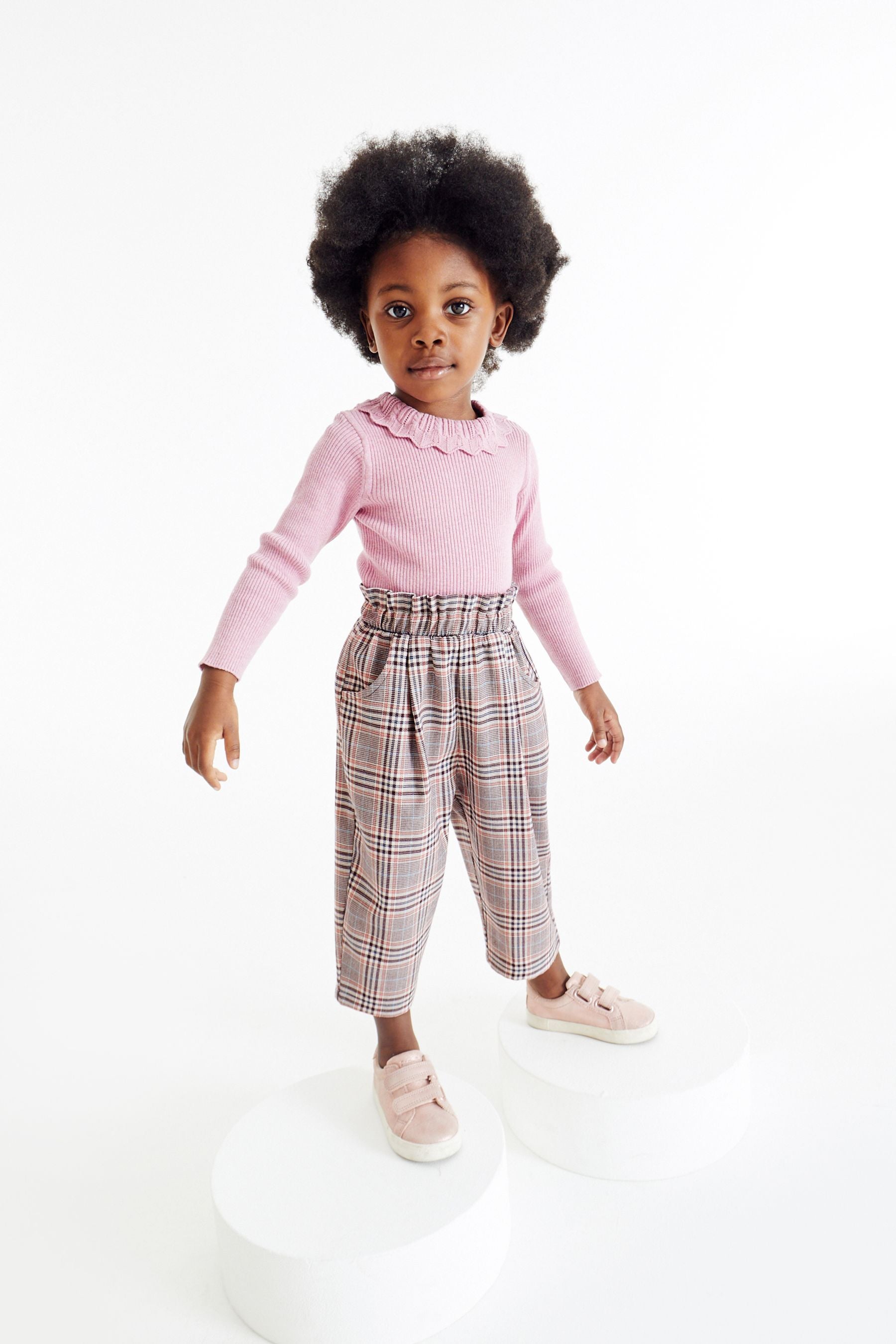 Pink Check Trousers (3mths-7yrs)