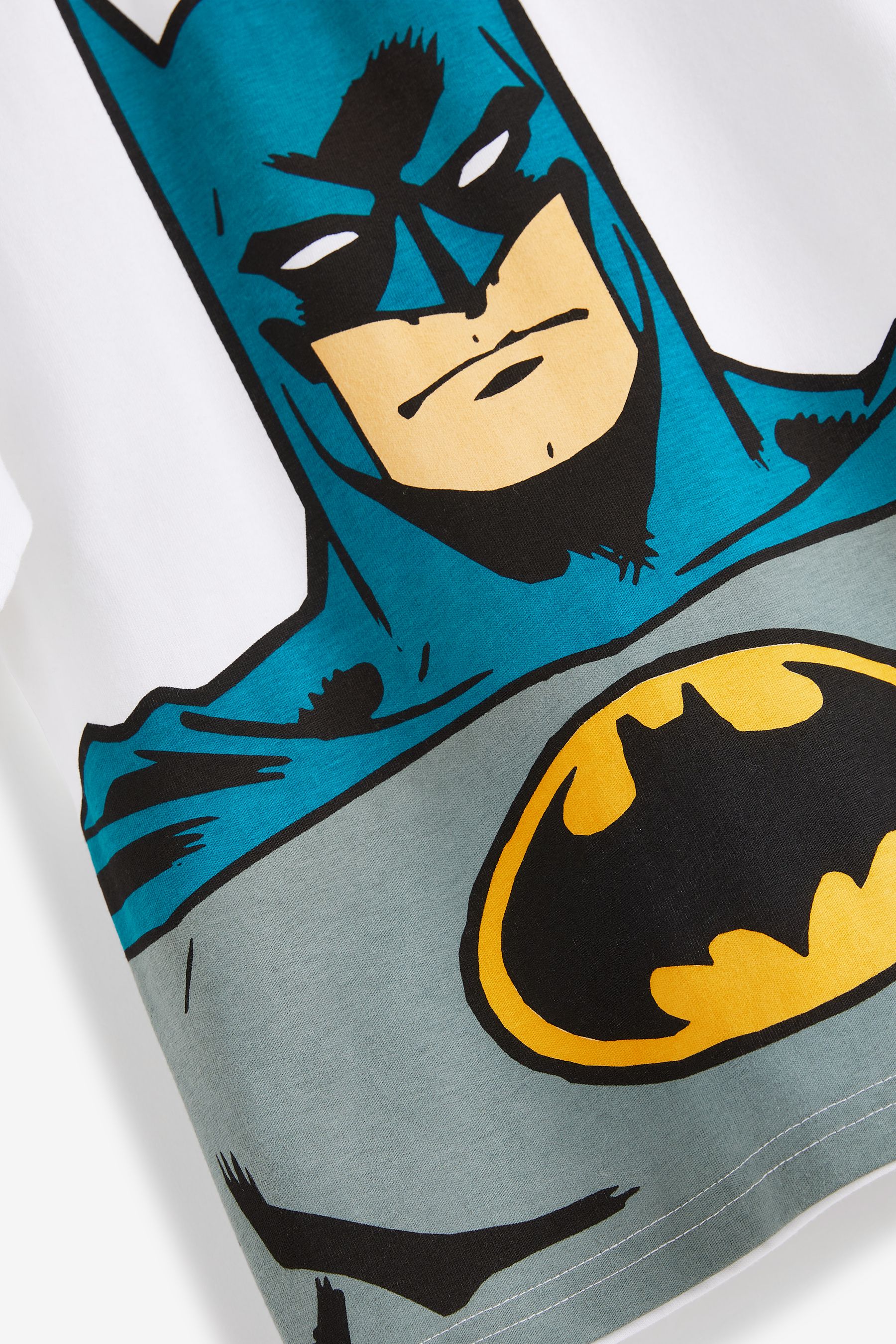 Batman White Short Sleeve T-Shirt (3-14yrs)