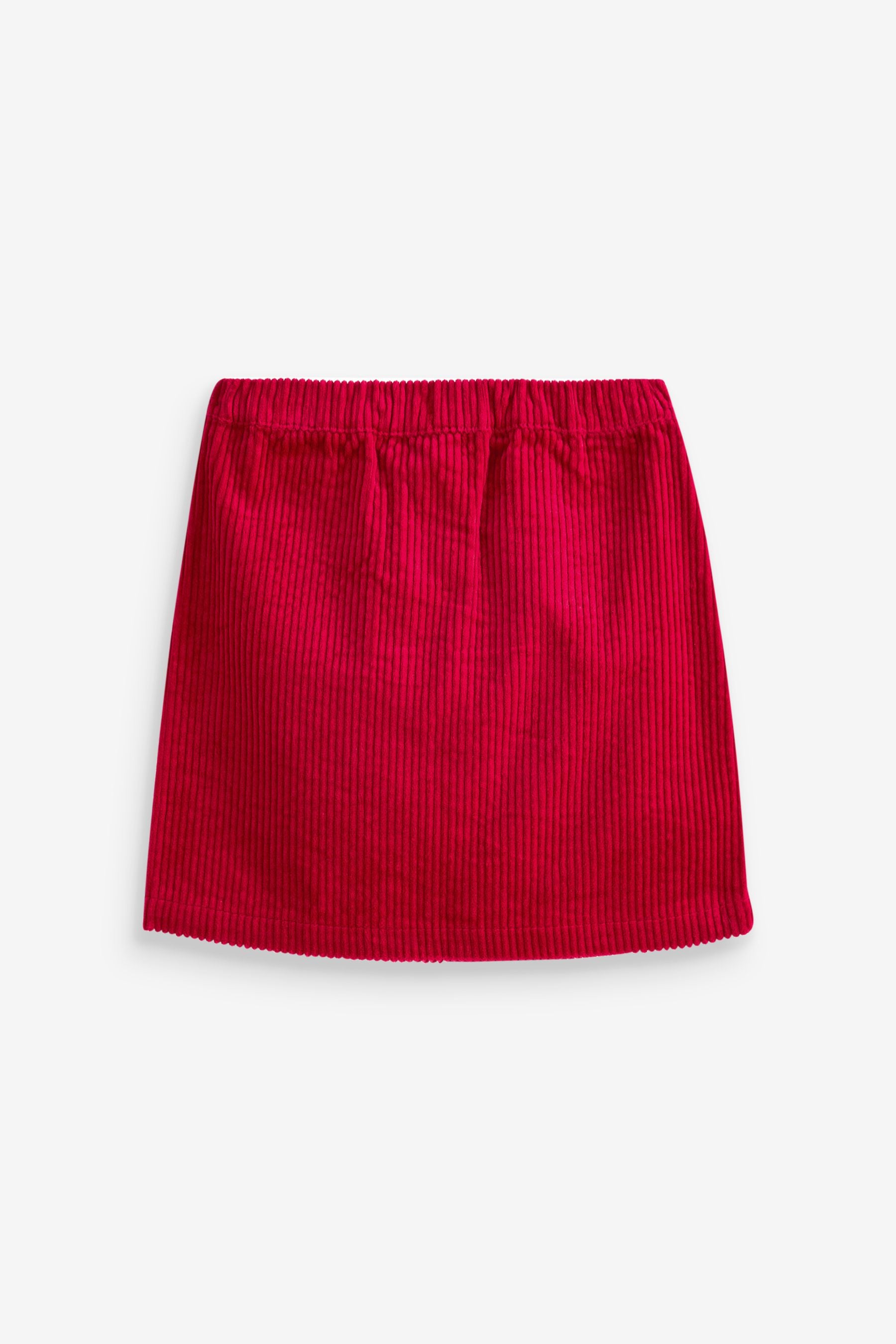 Red Cord Button Through Skirt (3mths-7yrs)