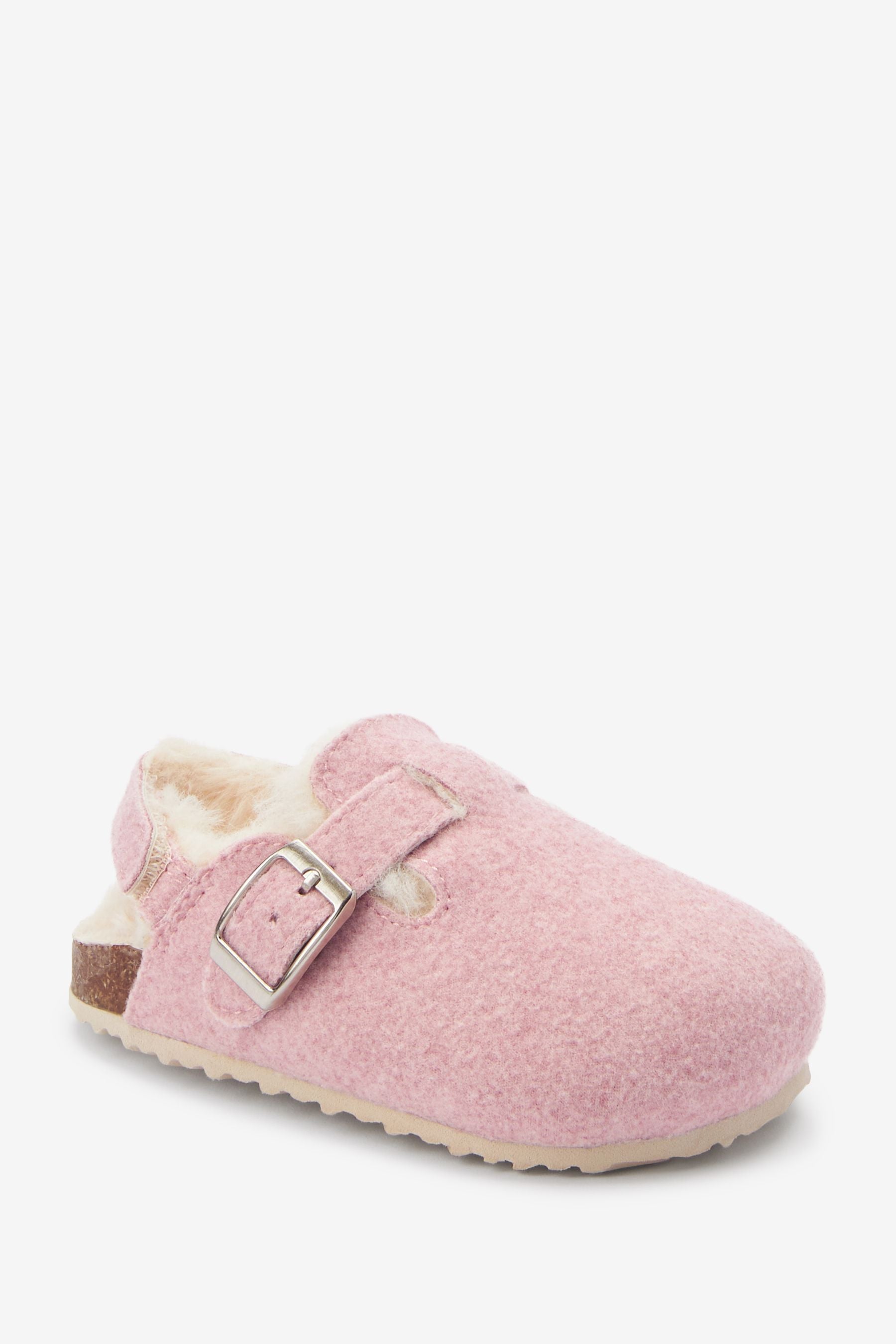 Pink Corkbed Mule Slippers