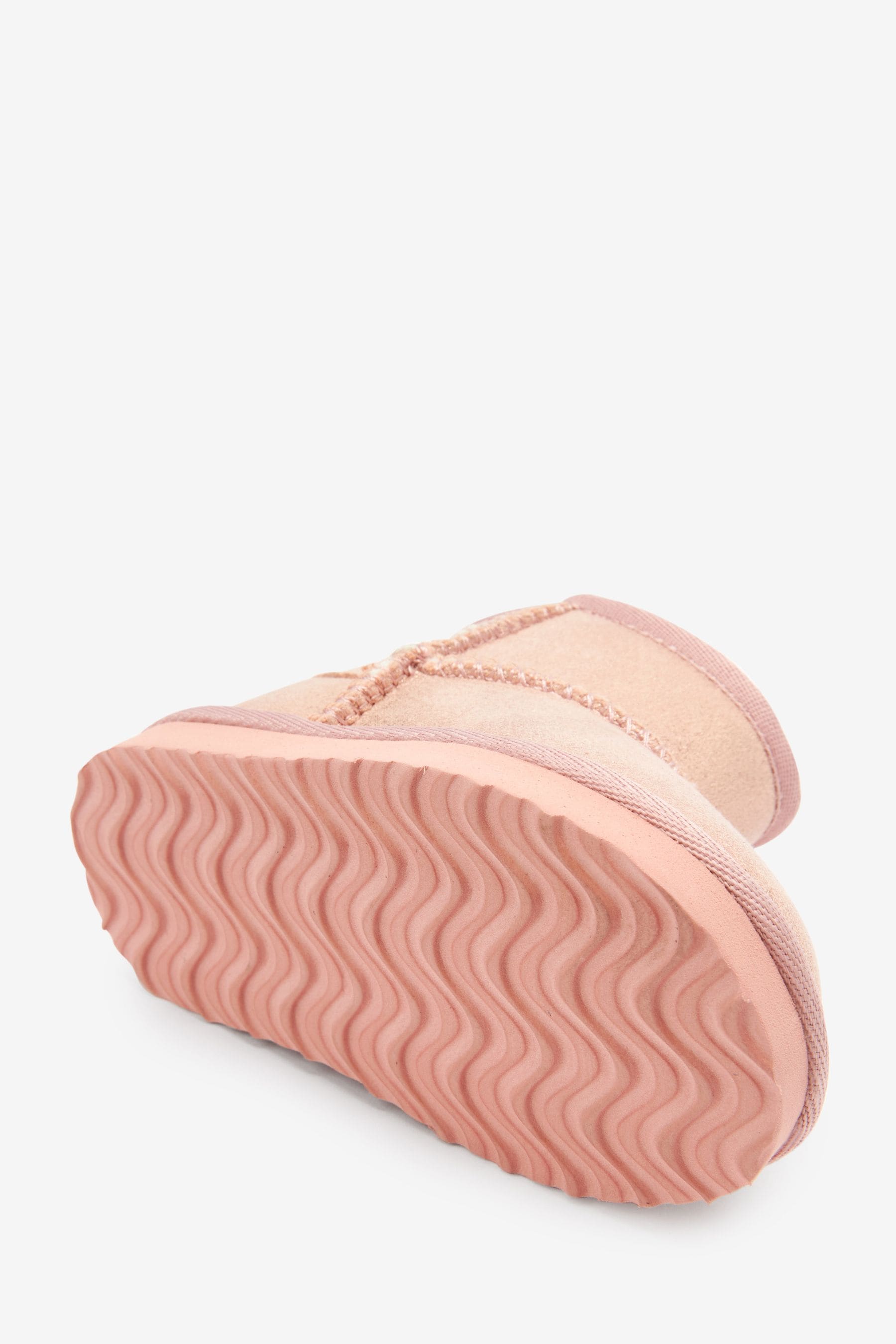 Pink Shimmer Slipper Boots