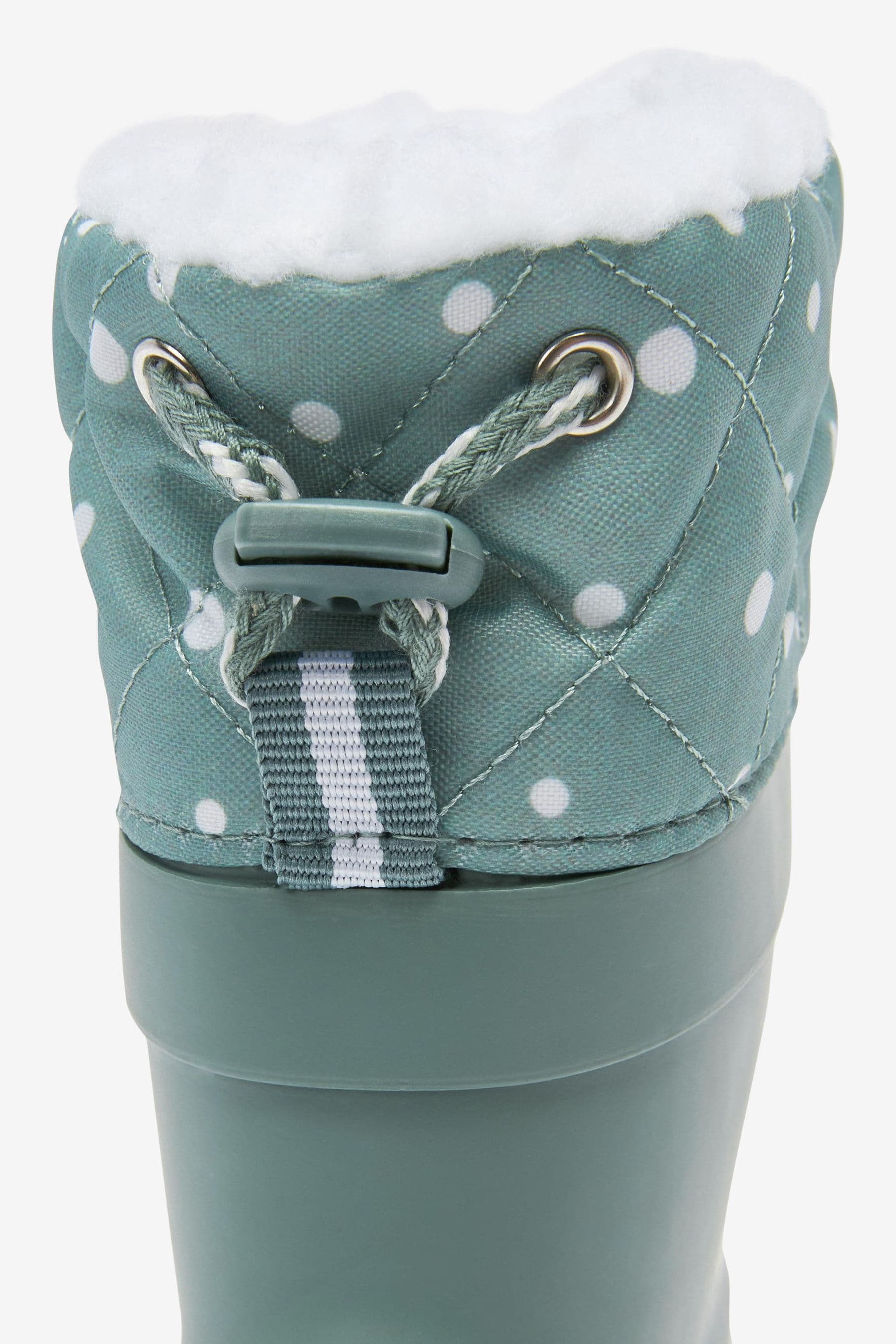 Sage Green Thermal Thinsulate Lined Cuff Wellies