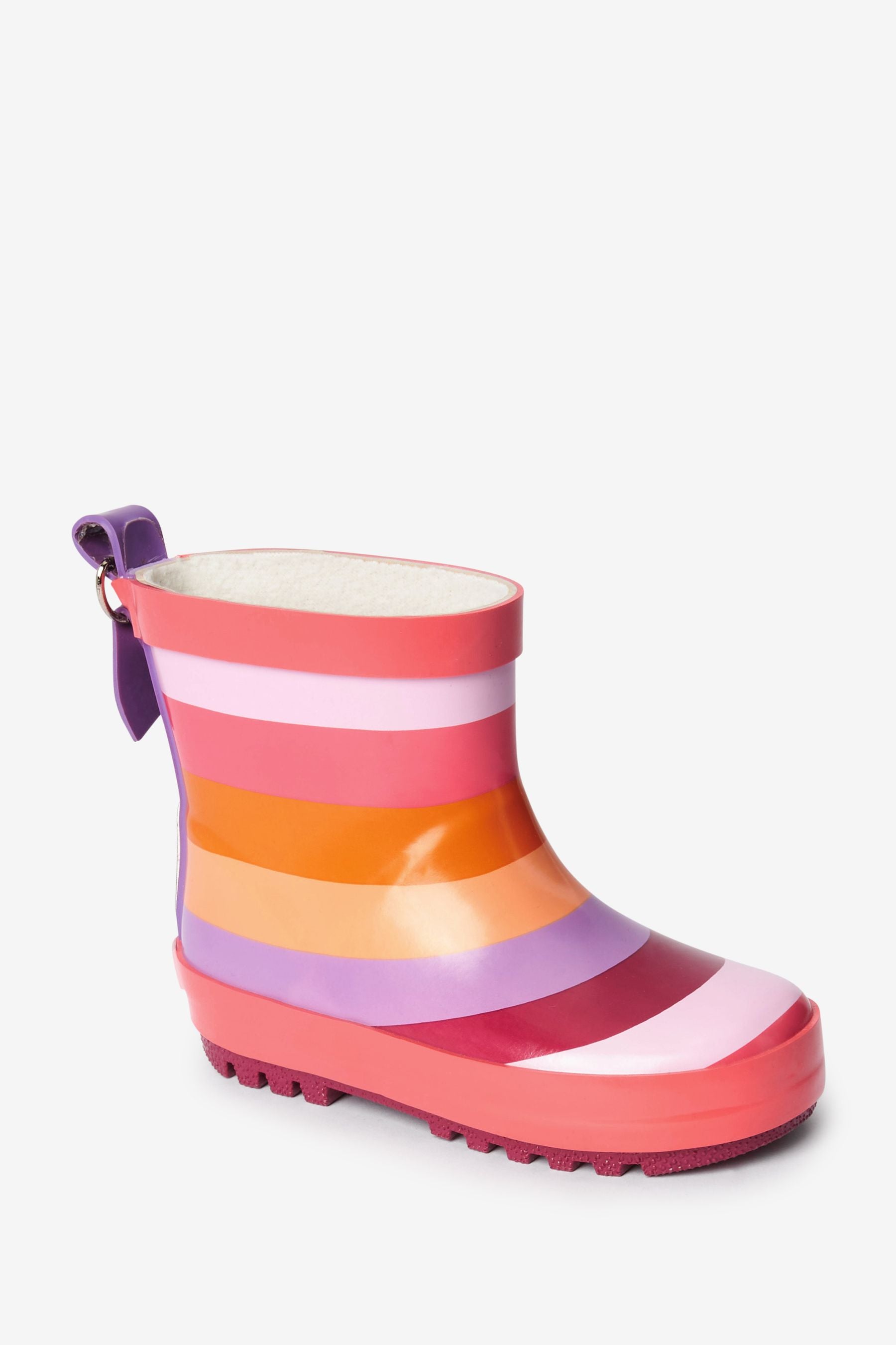 Pink Rainbow Ankle Wellies