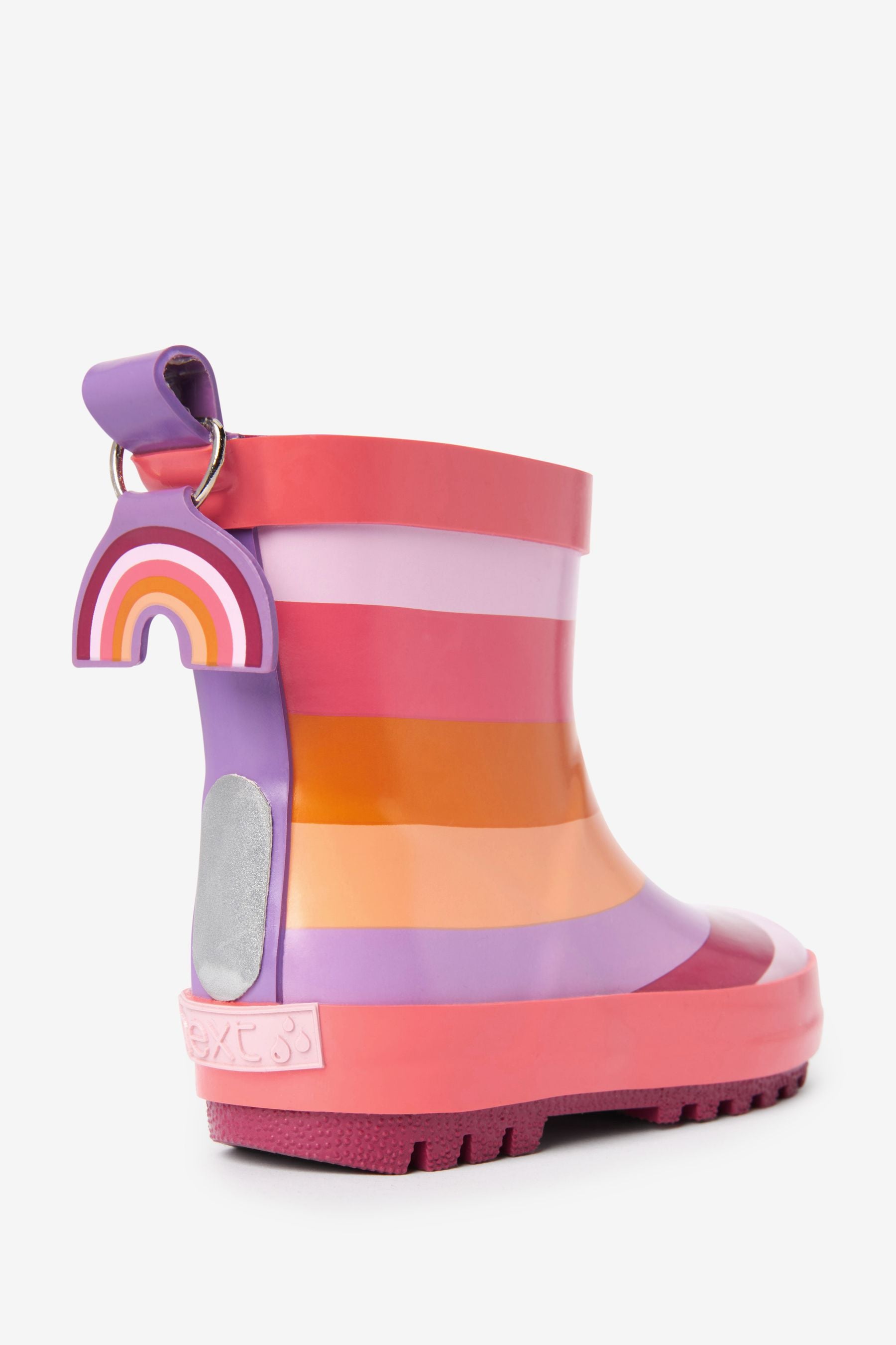 Pink Rainbow Ankle Wellies