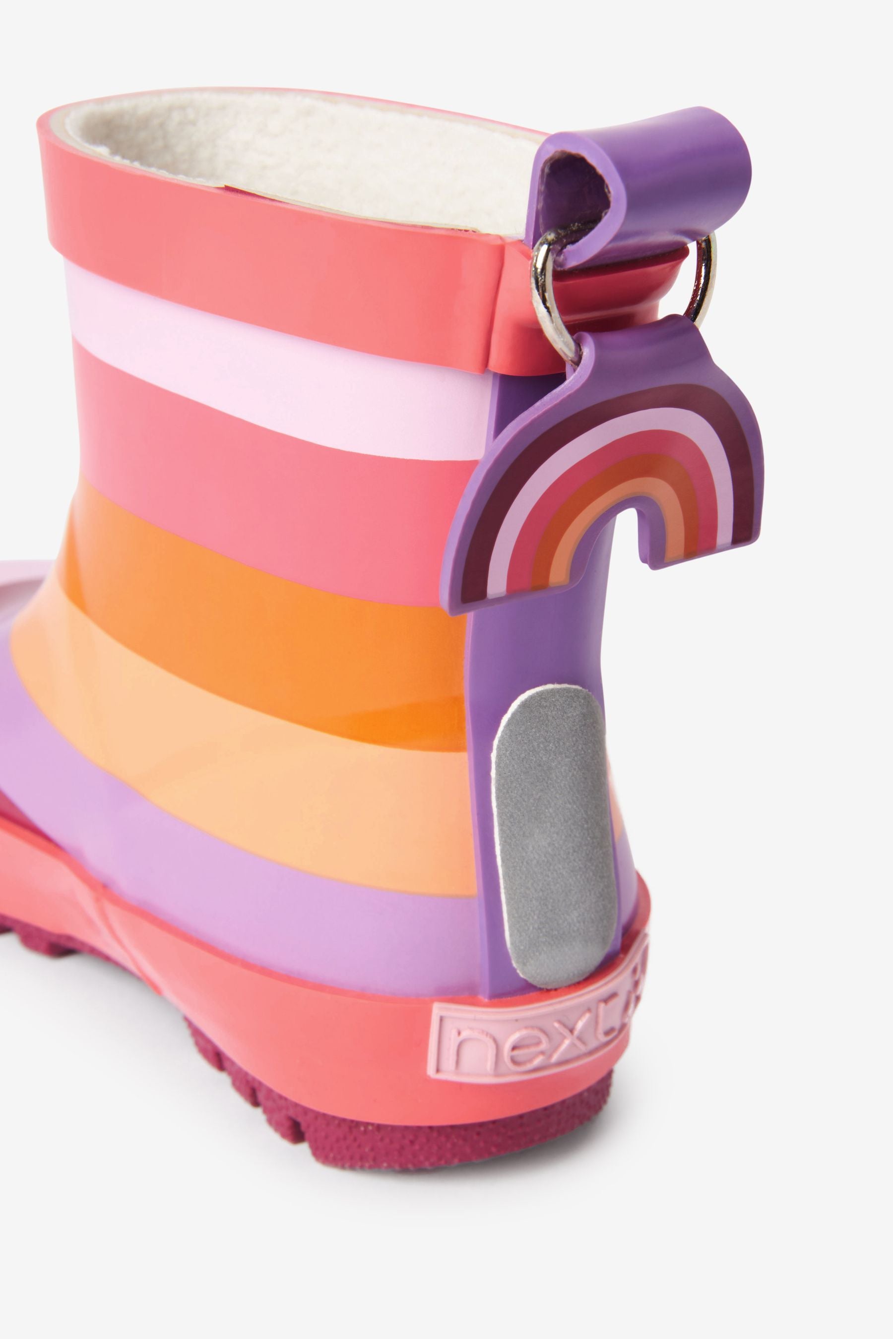 Pink Rainbow Ankle Wellies