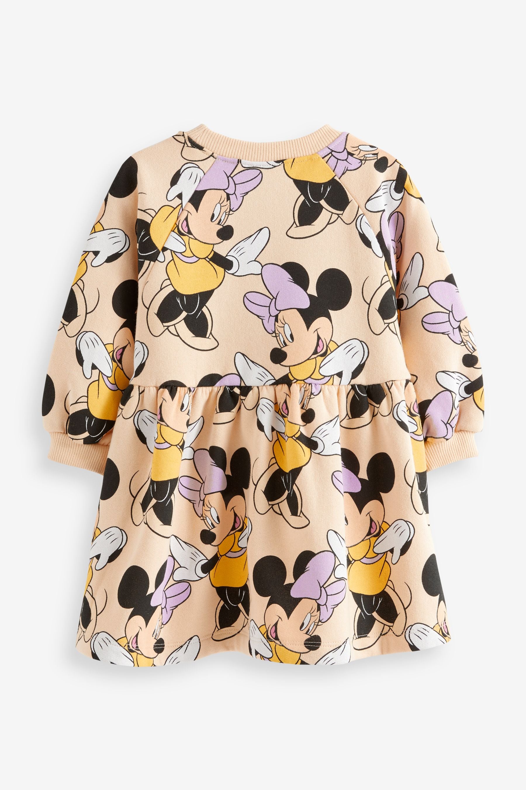 Disney Minnie Mouse Beige Disney Sweat Dress (3mths-7yrs)