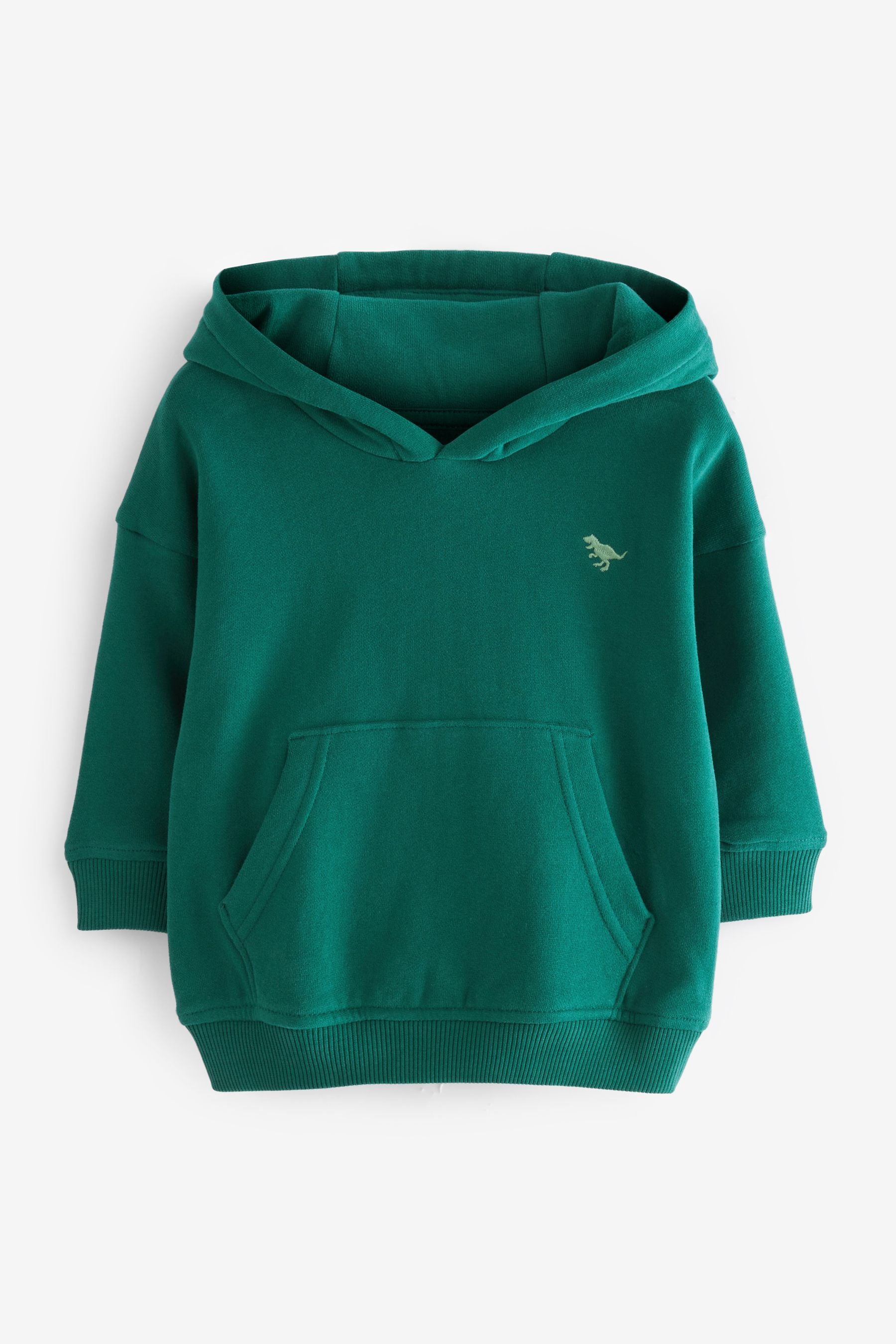 Dark Green Soft Touch Jersey Hoodie (3mths-7yrs)