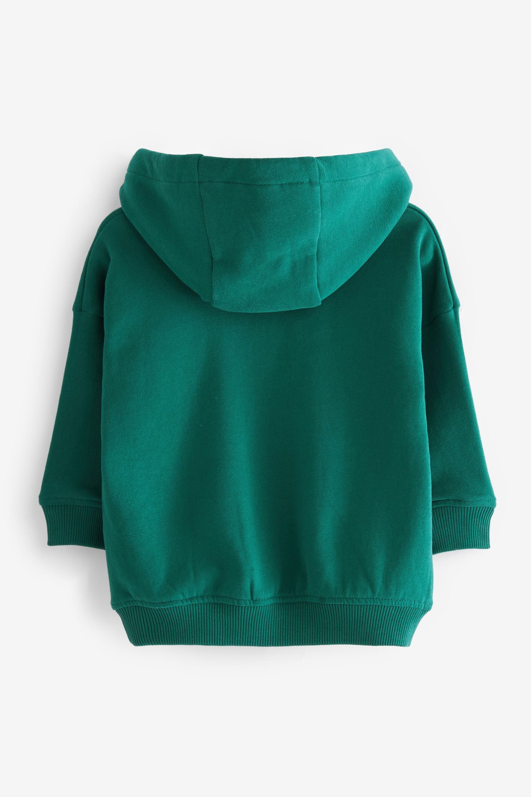 Dark Green Soft Touch Jersey Hoodie (3mths-7yrs)