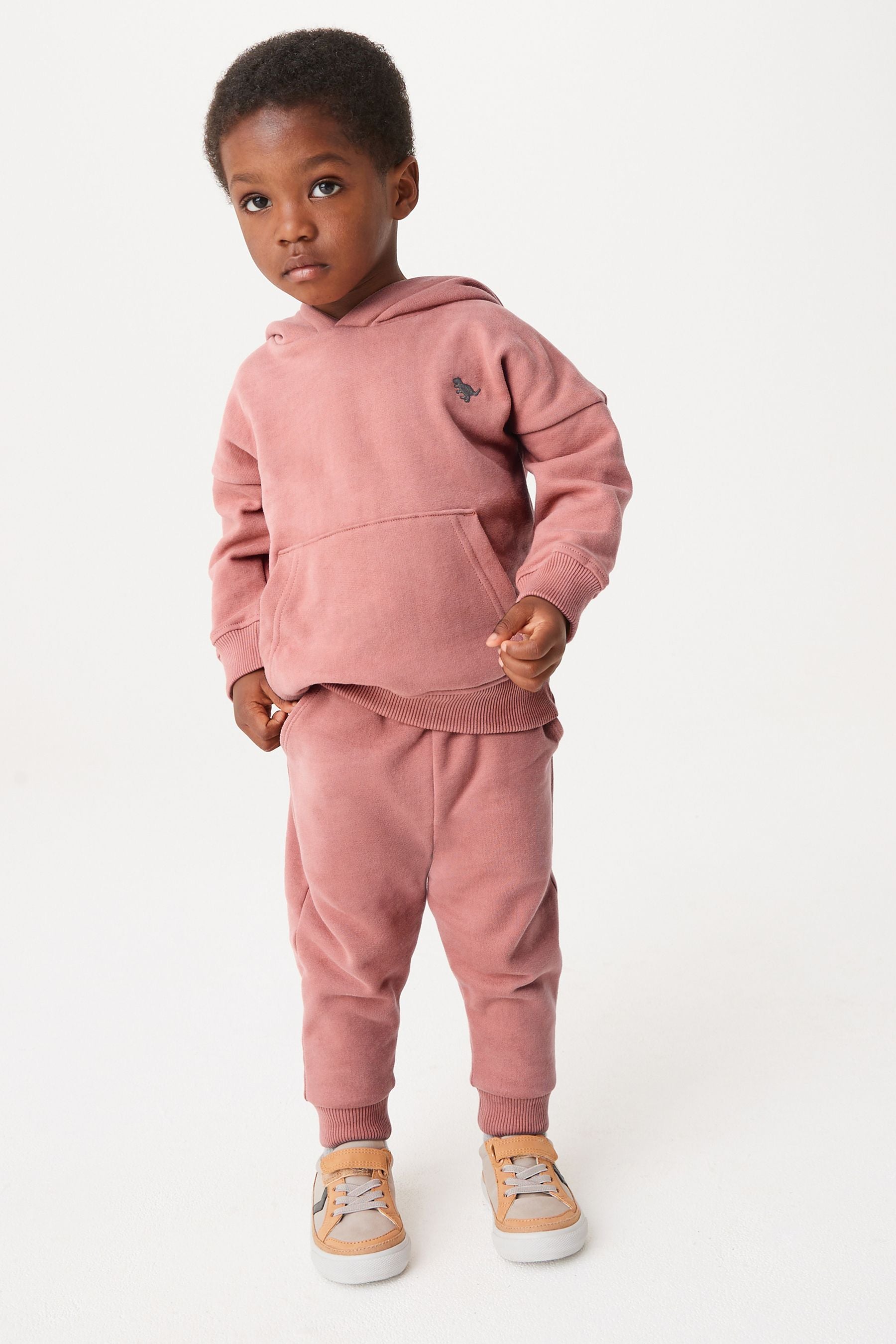 Blush Pink Soft Touch Jersey Hoodie (3mths-7yrs)