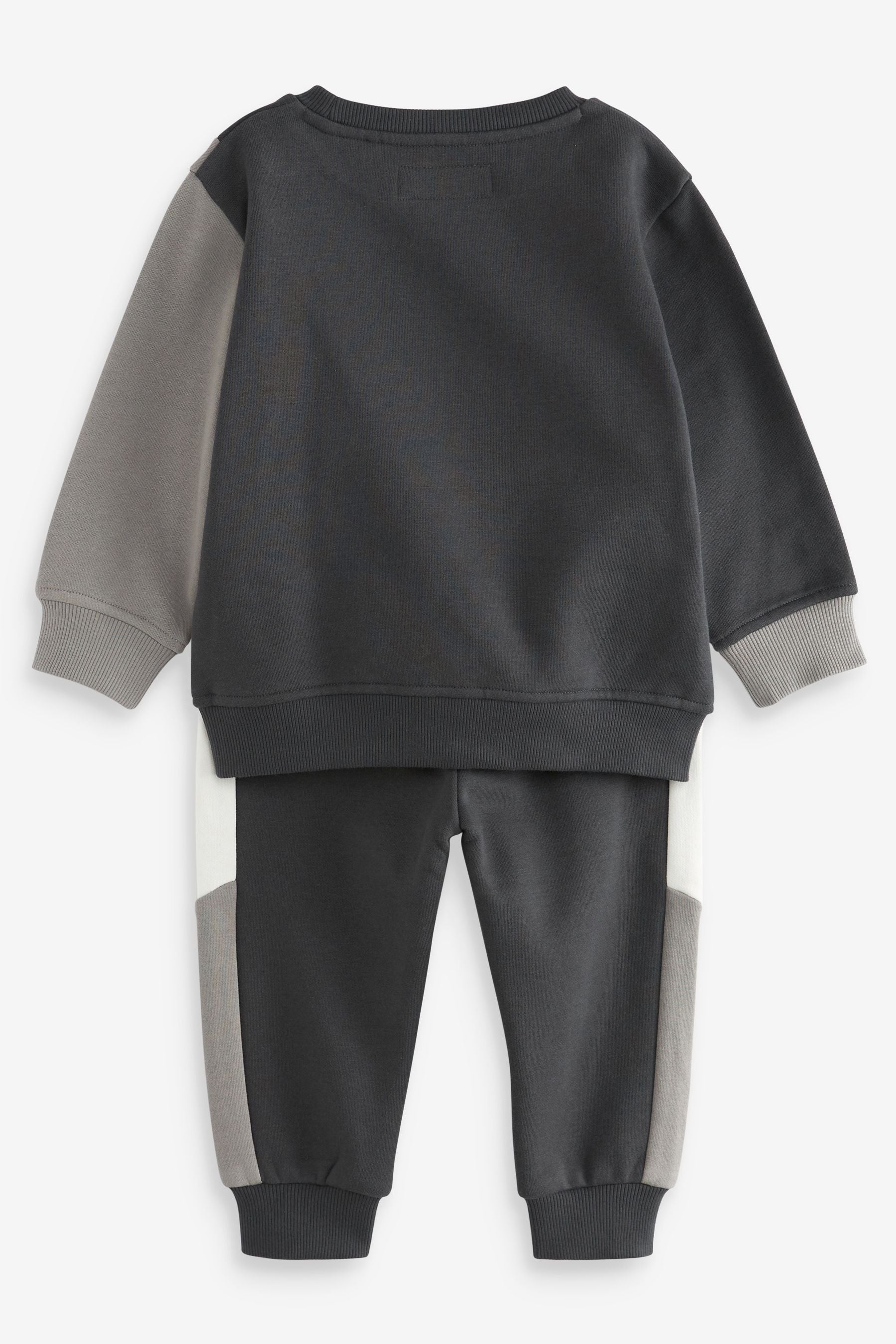 Monochrome Colourblock Tracksuit (3mths-7yrs)