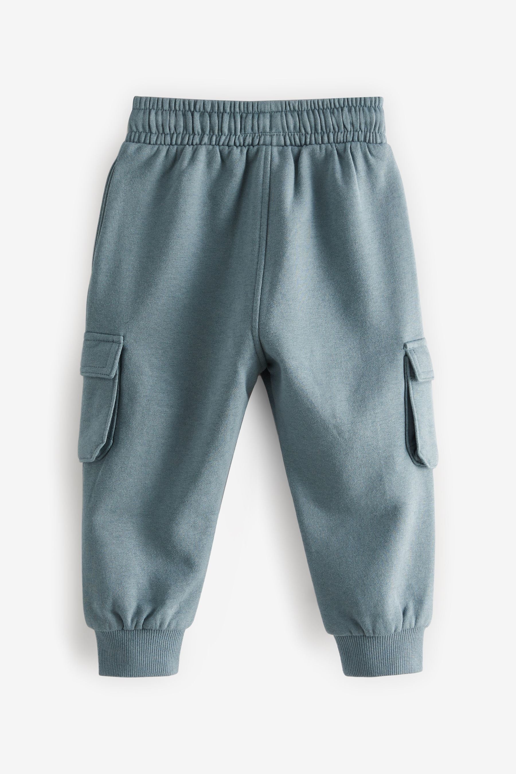 Teal Blue Jersey Utility Joggers (3mths-7yrs)