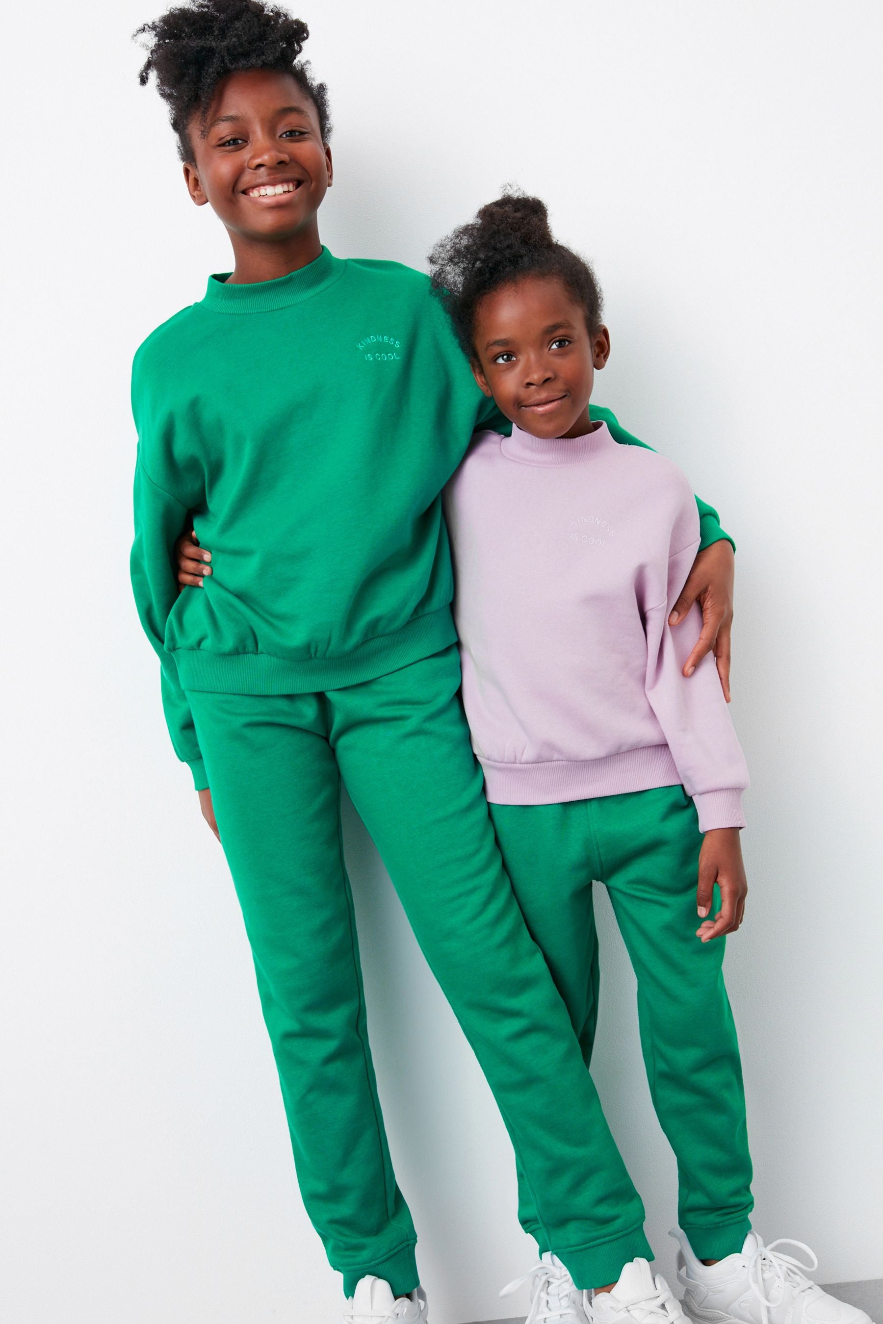 Green Regular Fit Joggers (3-16yrs)