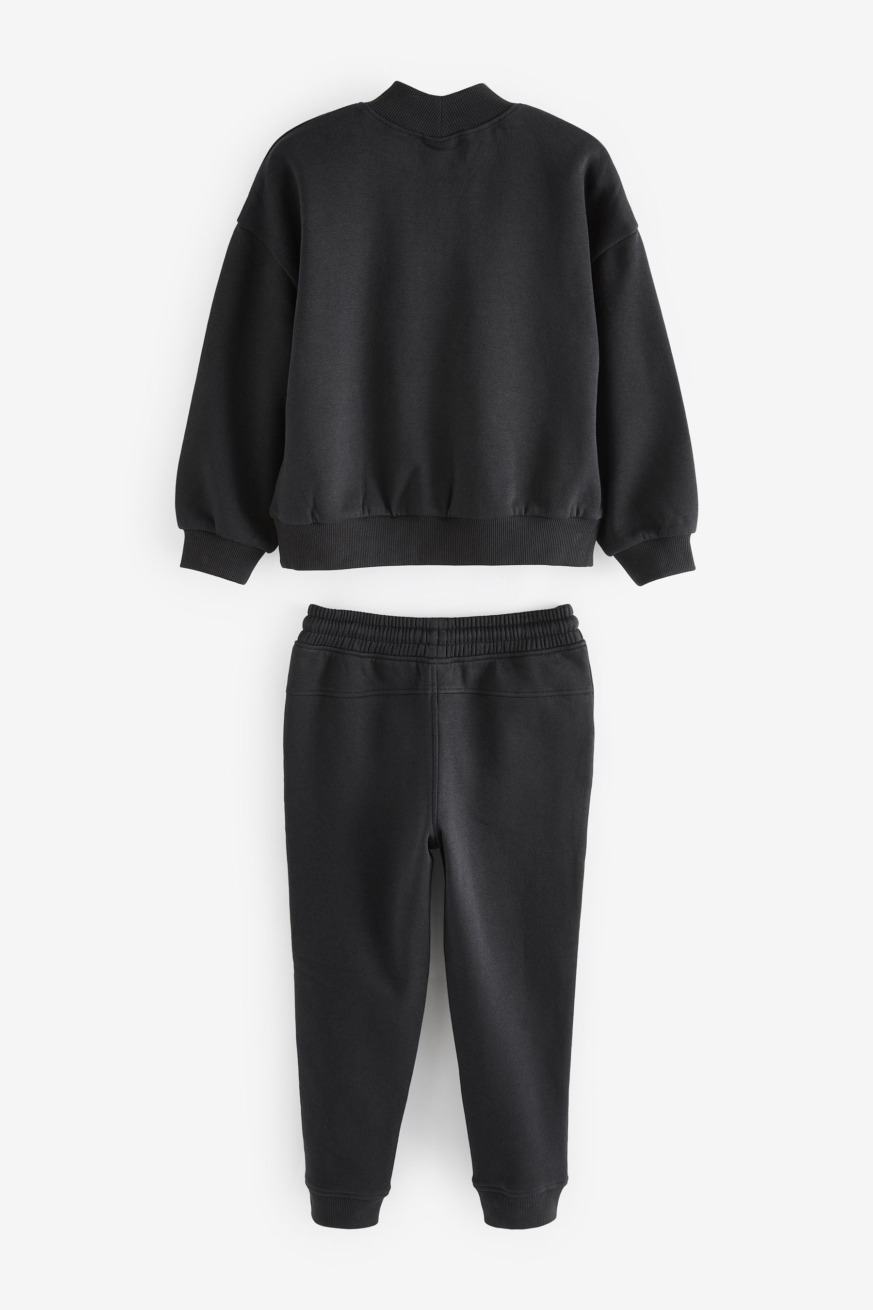 Black Sweat Top and Jogger Set (3-16yrs)