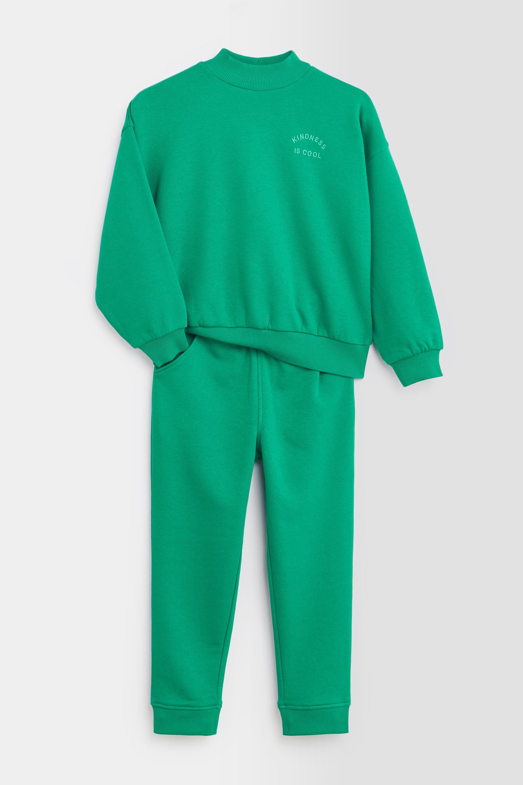 Green Sweat Top and Jogger Set (3-16yrs)