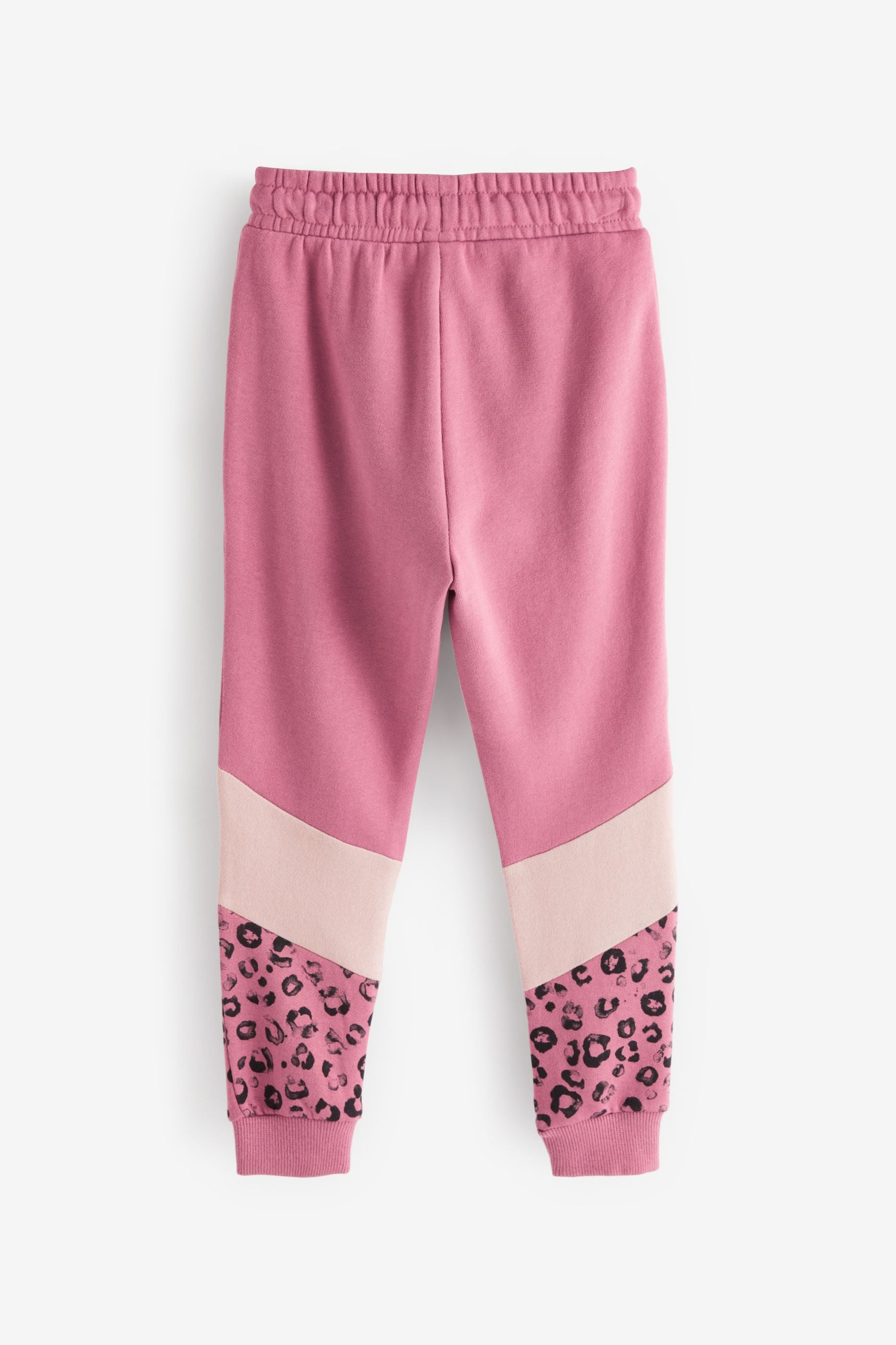 Pink/Animal Hoodie And Joggers Set (3-16yrs)