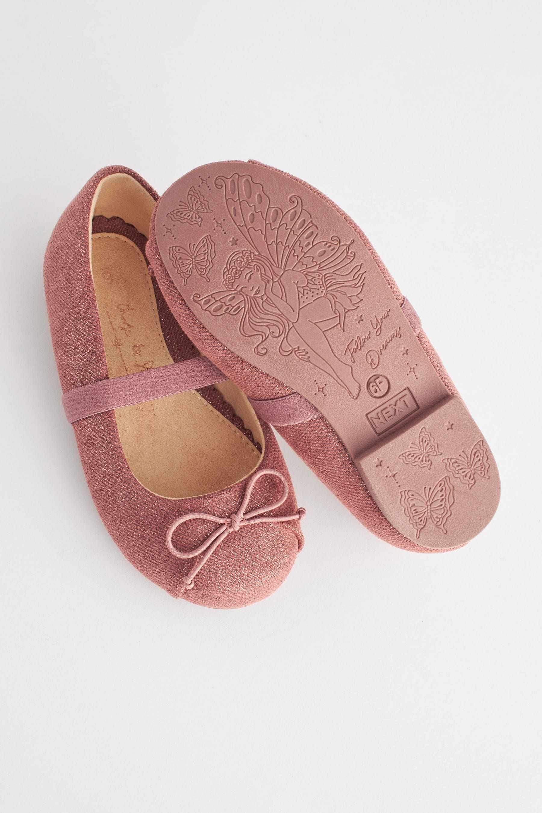 Pink Shimmer Ballet Occasion Shoes