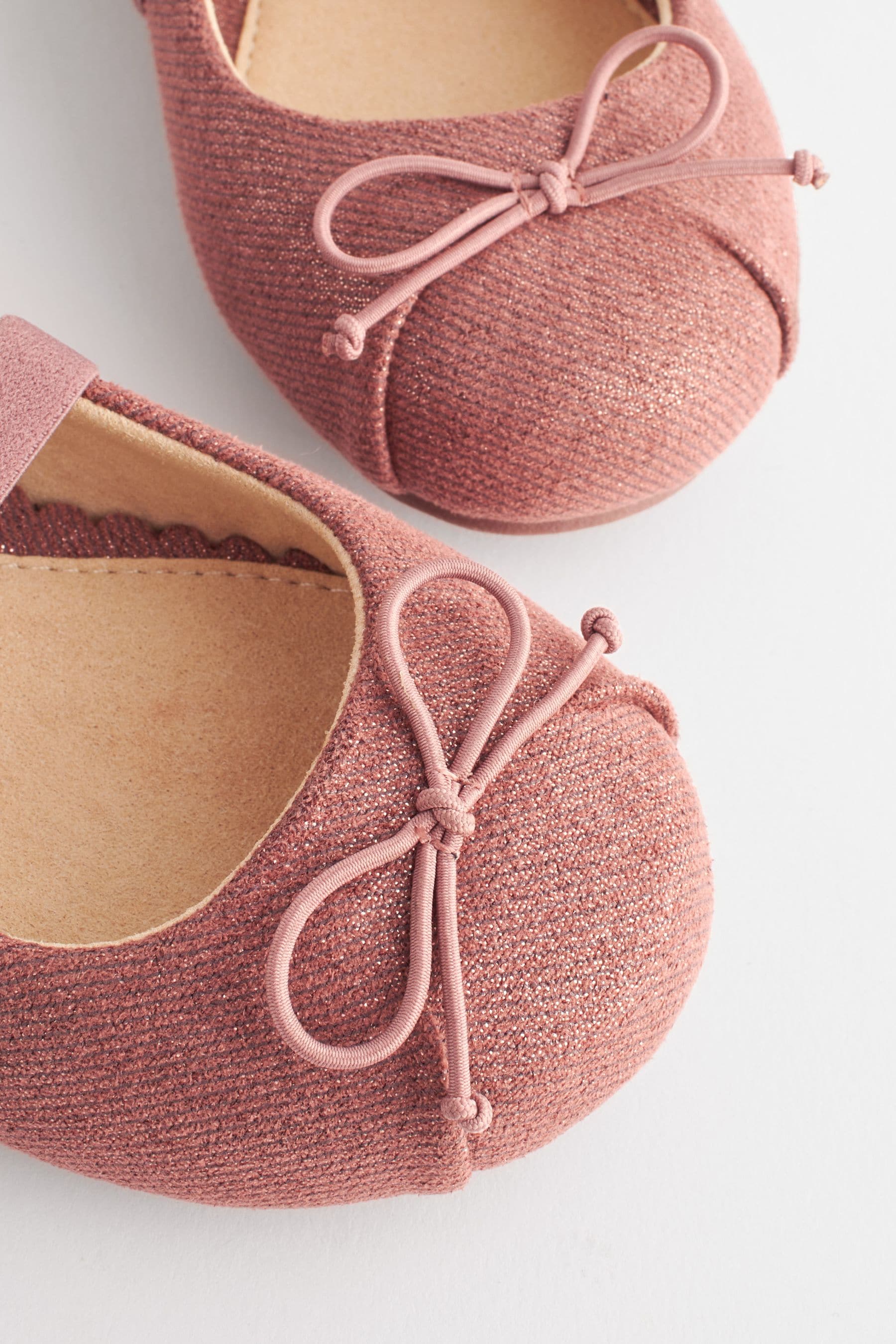 Pink Shimmer Ballet Occasion Shoes