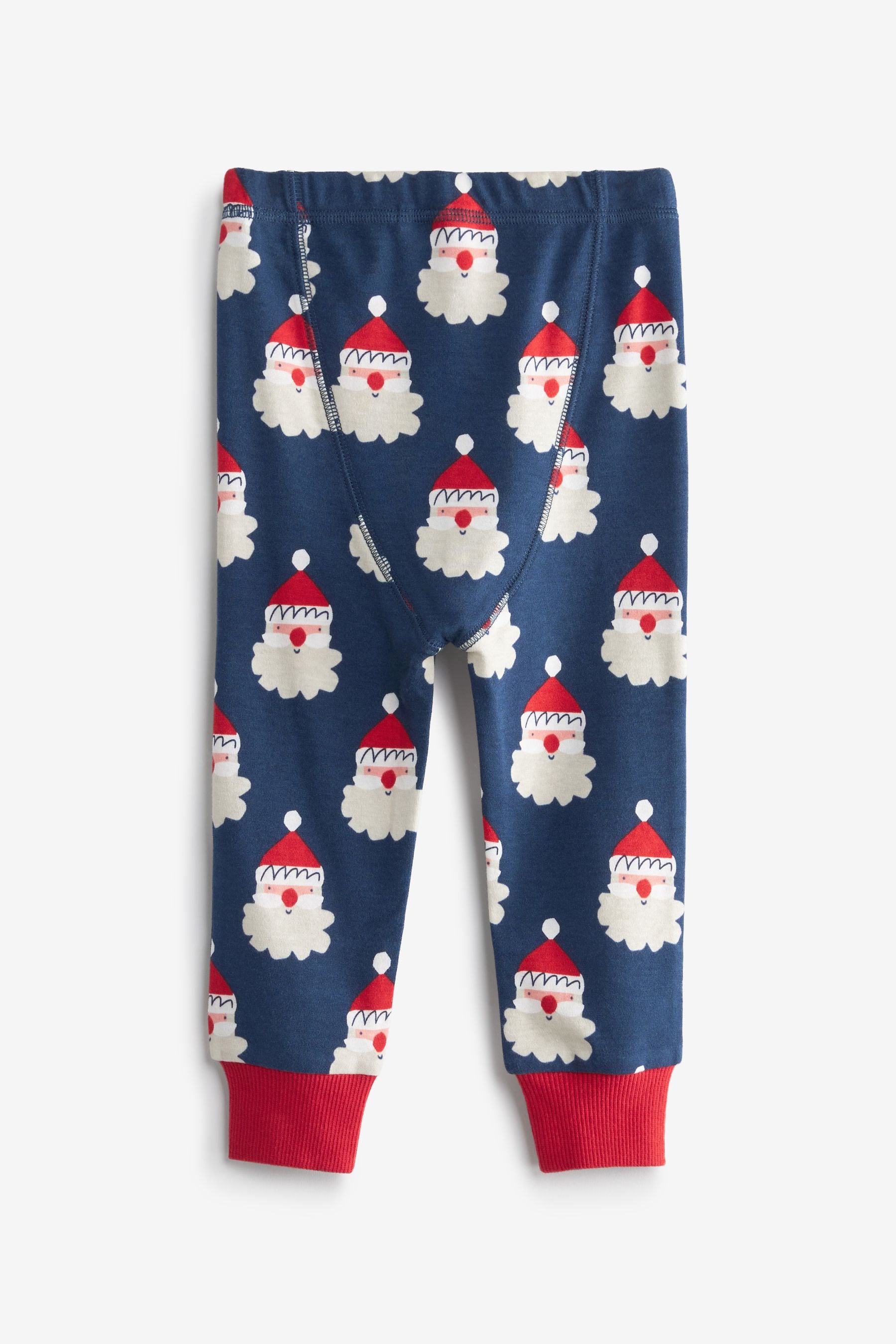 Navy Blue Santa Christmas Pyjamas (9mths-12yrs)