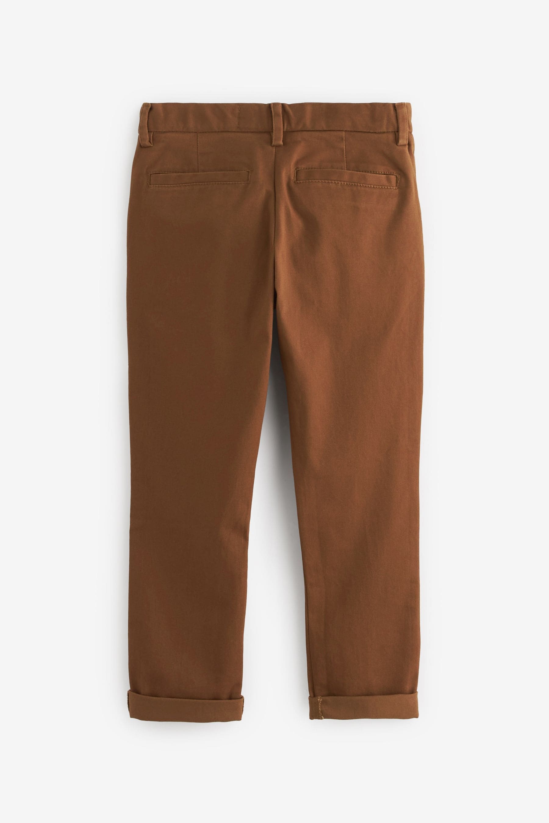 Ginger/Tan Brown Stretch Chino Trousers (3-17yrs)