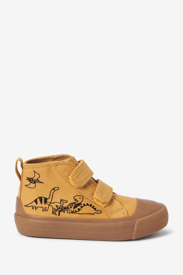 Ochre Yellow Bump Toe Boots