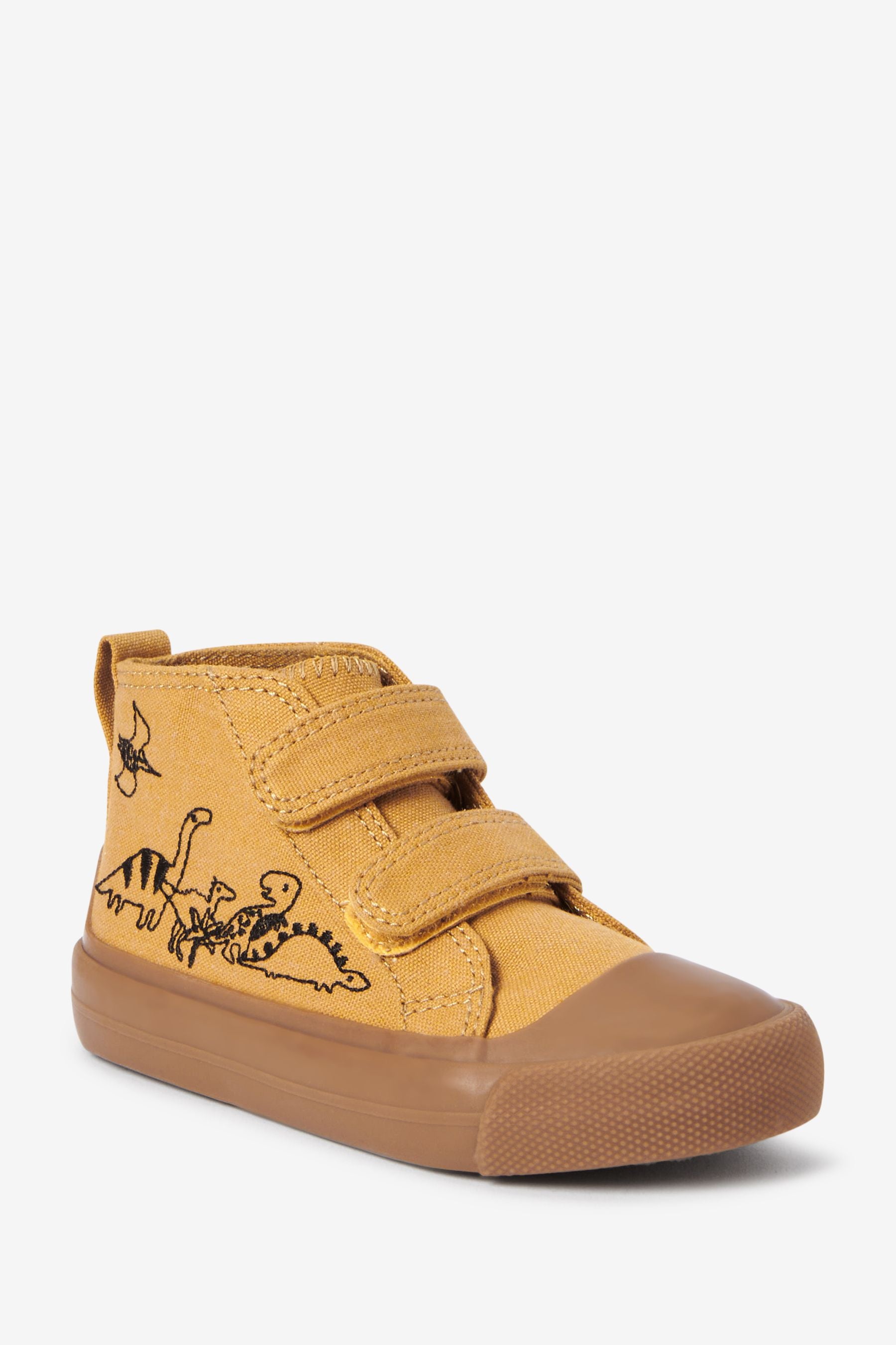 Ochre Yellow Bump Toe Boots