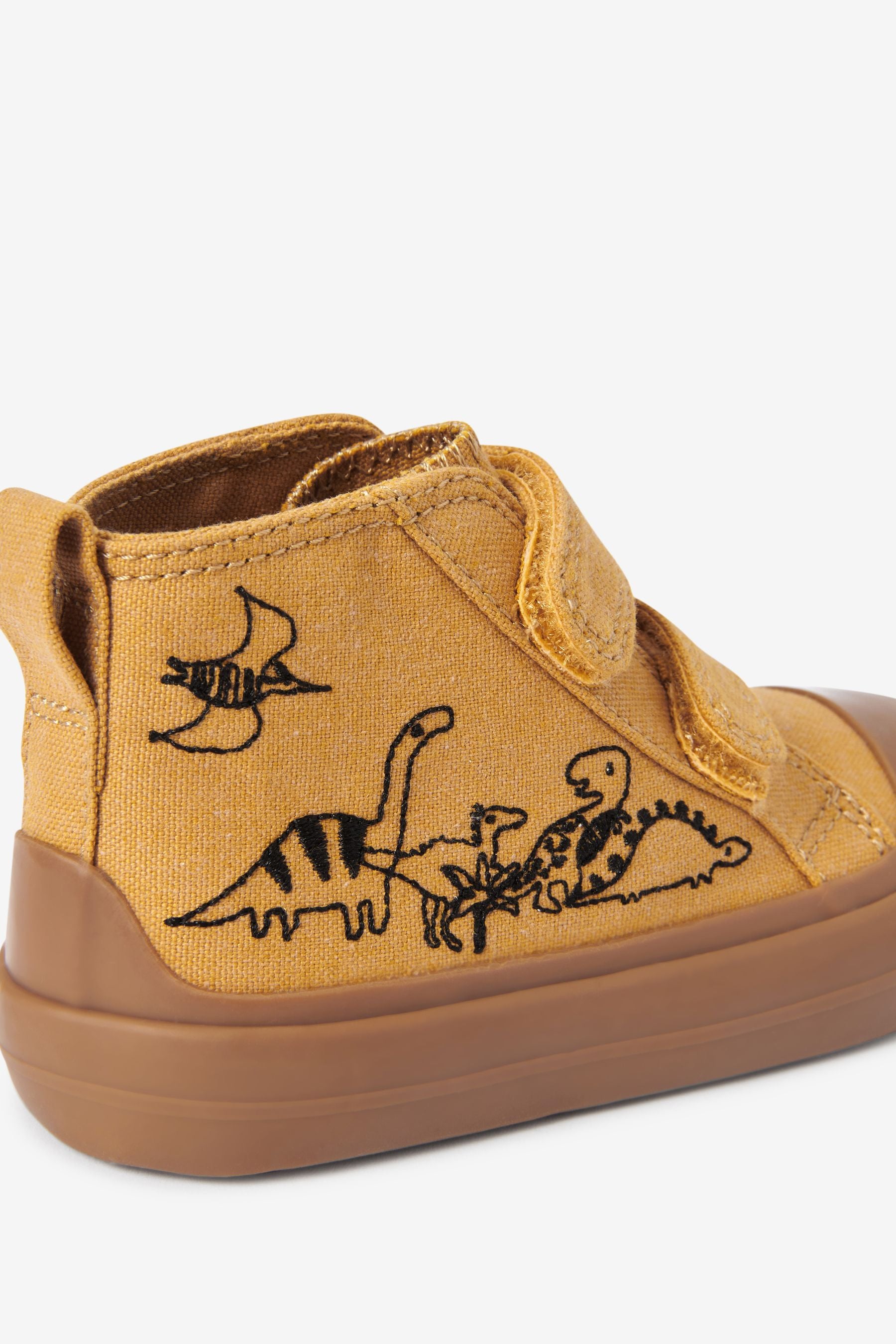 Ochre Yellow Bump Toe Boots