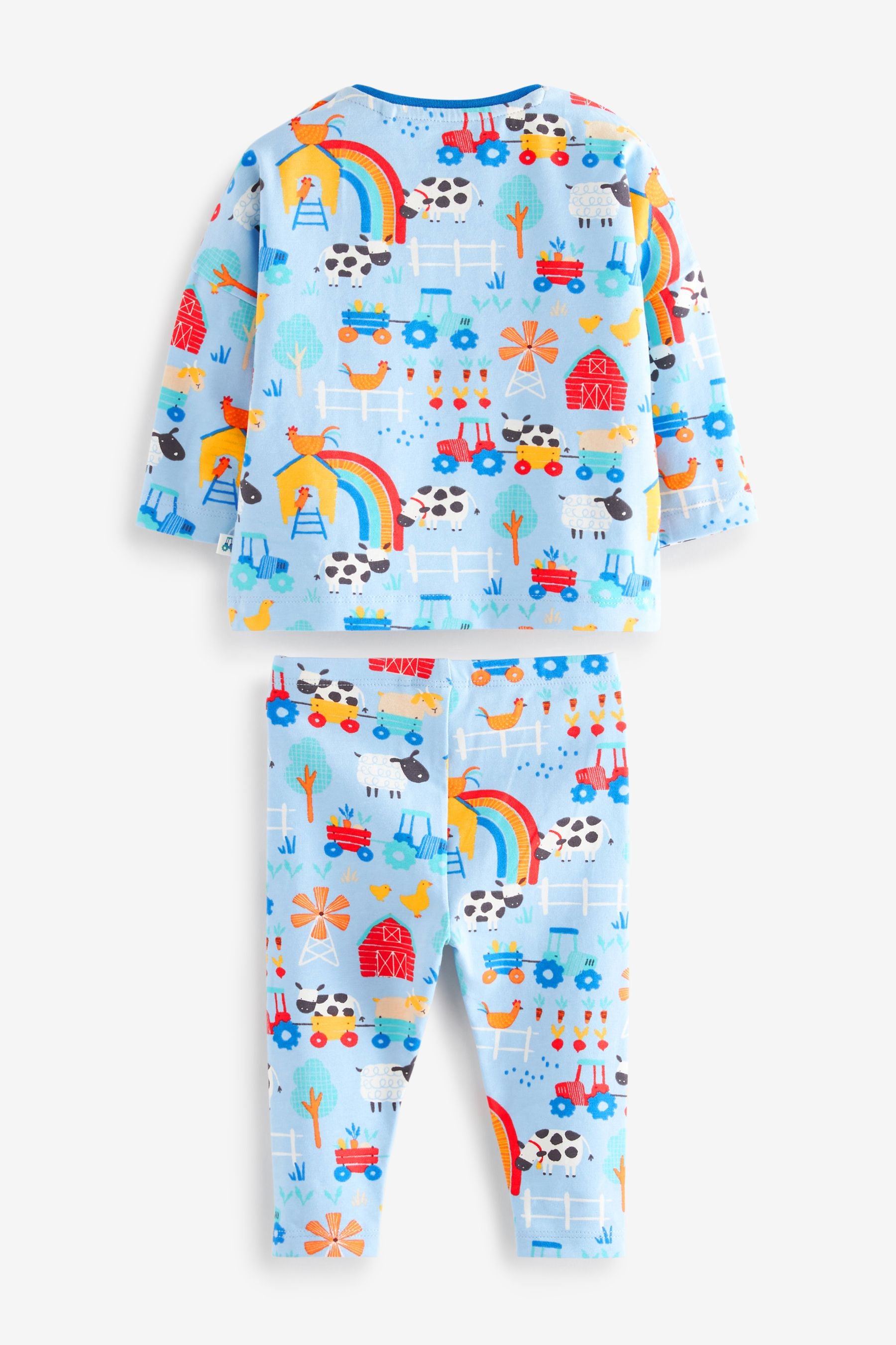 Blue Rainbow Farm Baby T-Shirts And Leggings Set 6 Pack