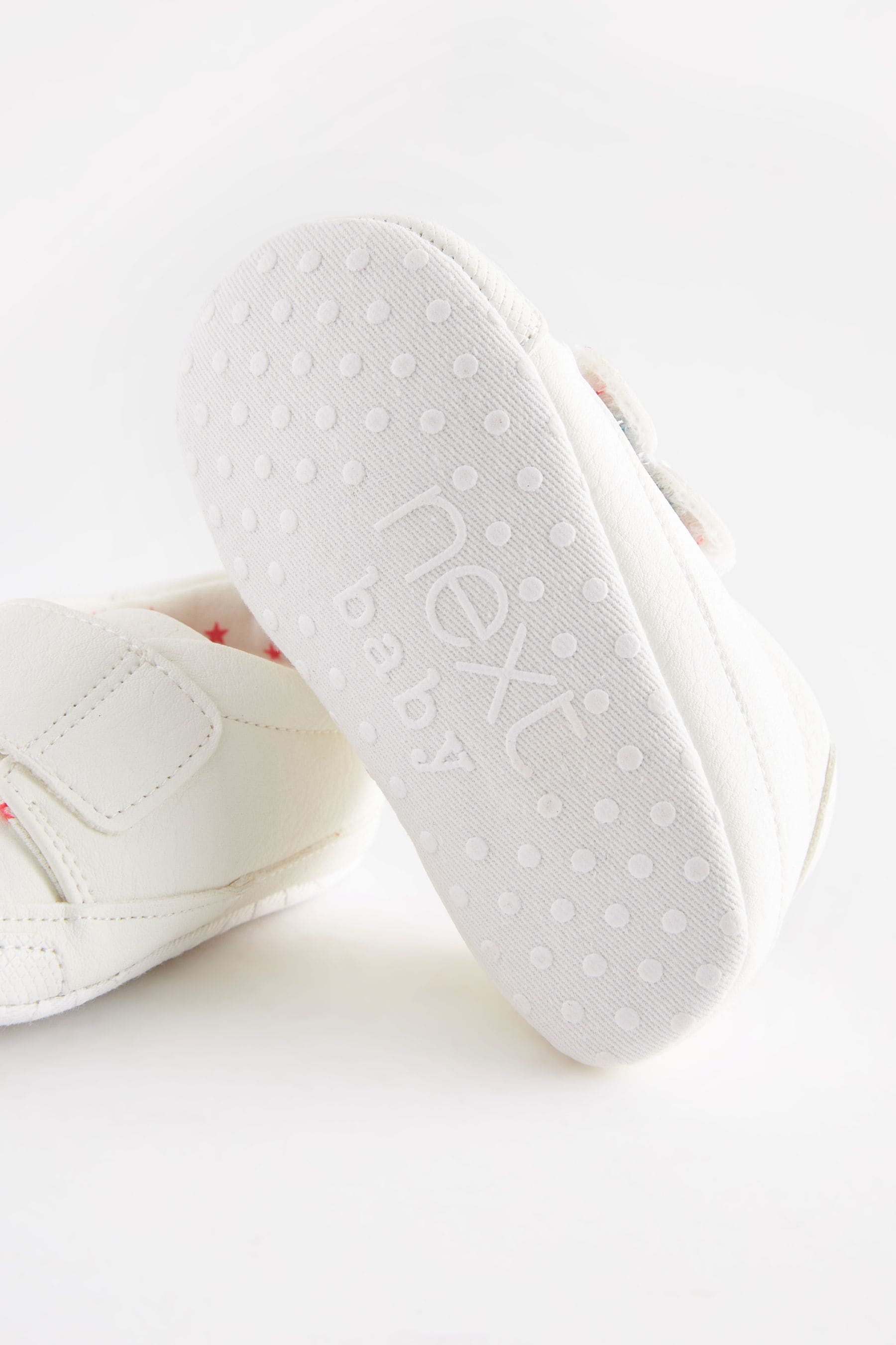 White Rainbow Baby Trainers (0-24mths)