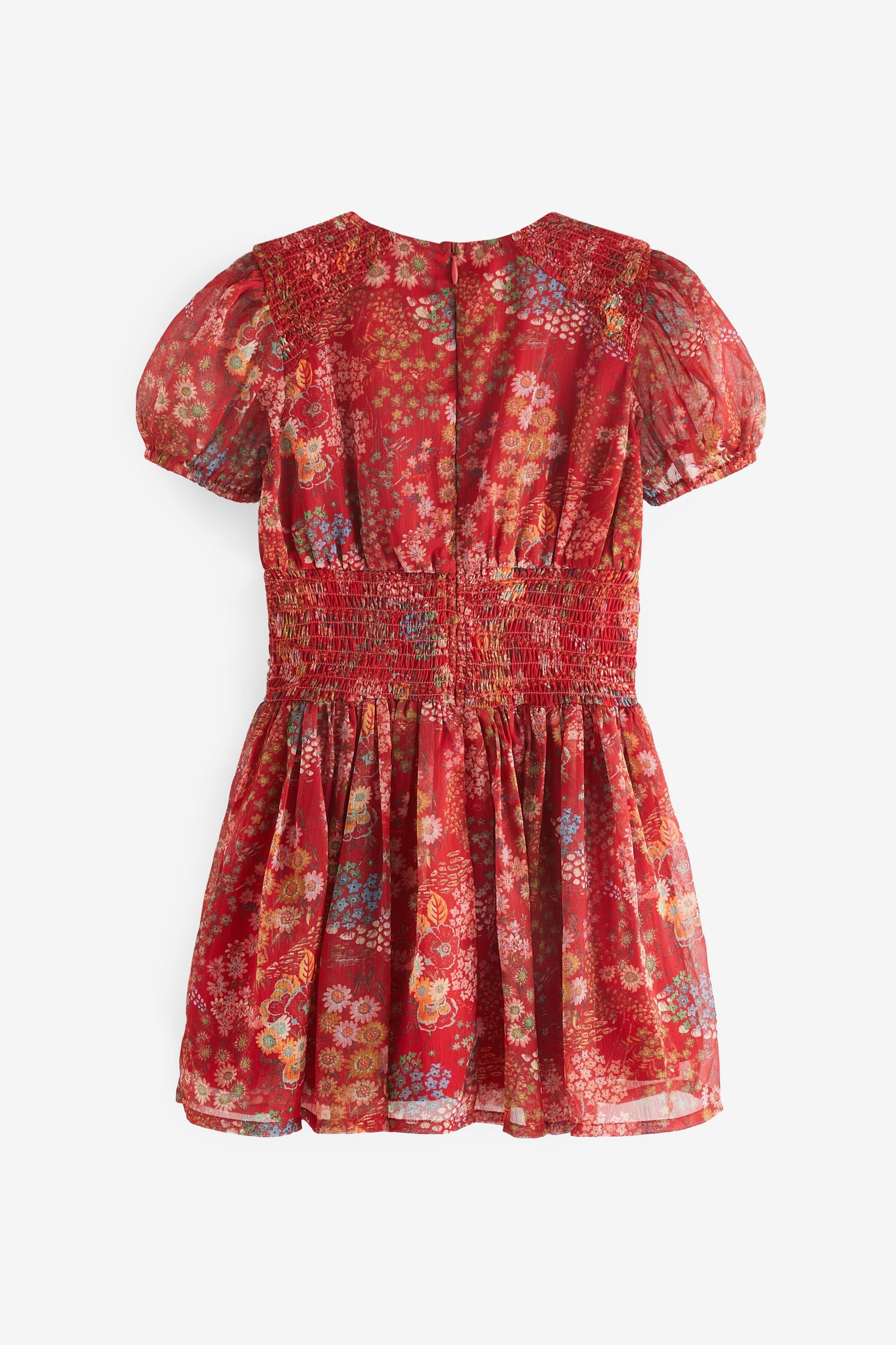 Red Baker by Ted Baker Red Crinkle Dress