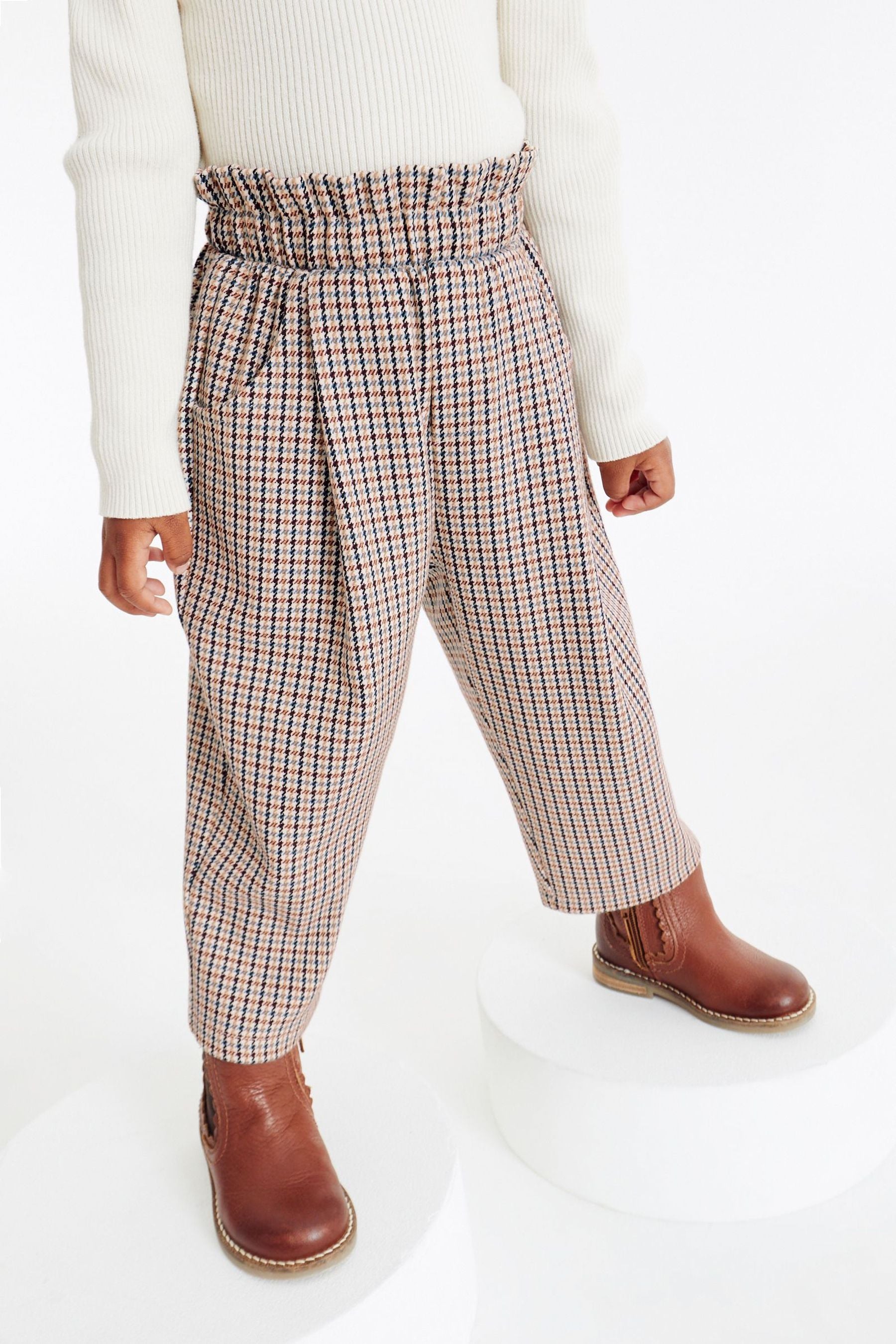 Neutral Check Trousers (3mths-7yrs)