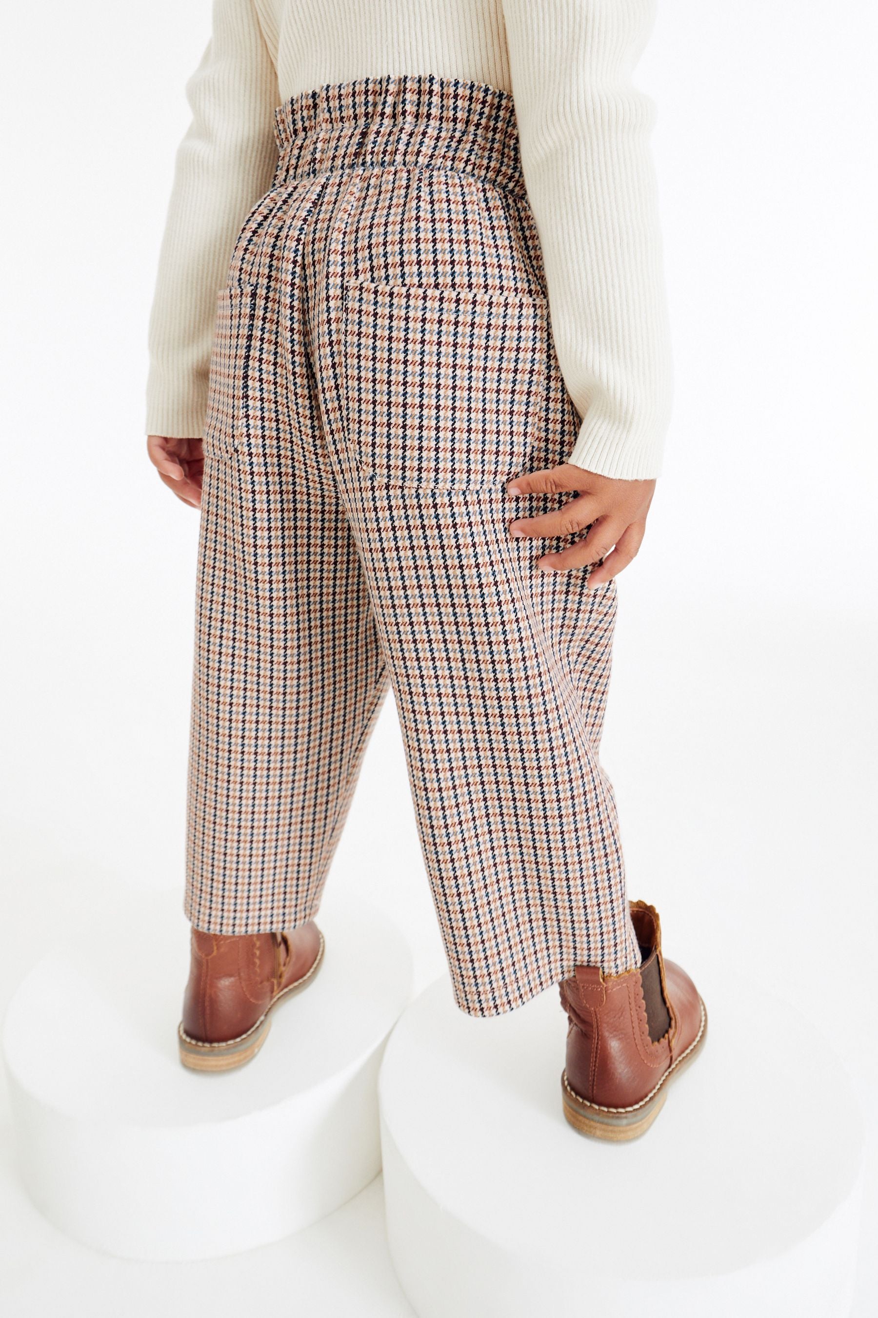 Neutral Check Trousers (3mths-7yrs)