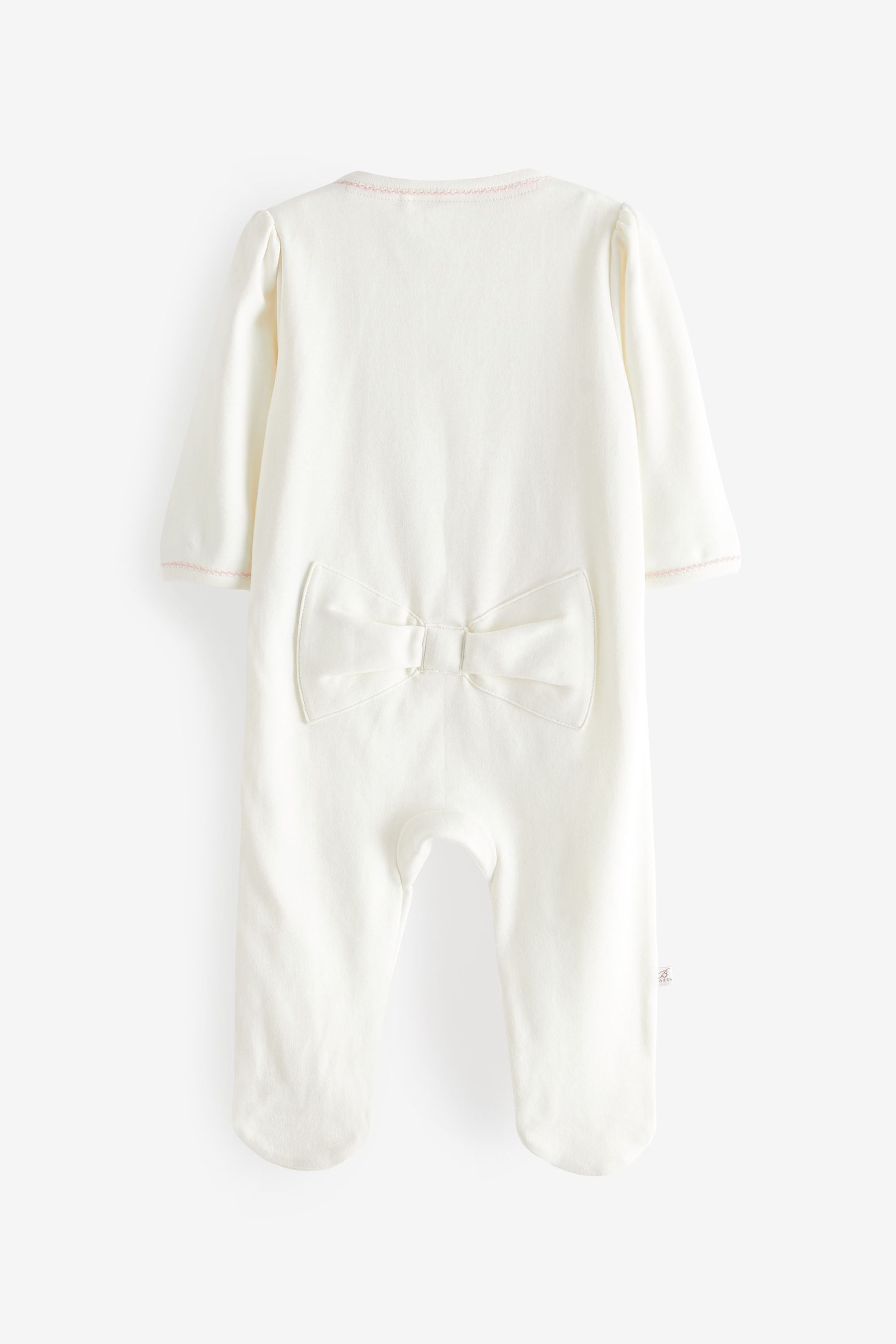 Baker by Ted Baker White Graphic Sleepsuit And Headband Set