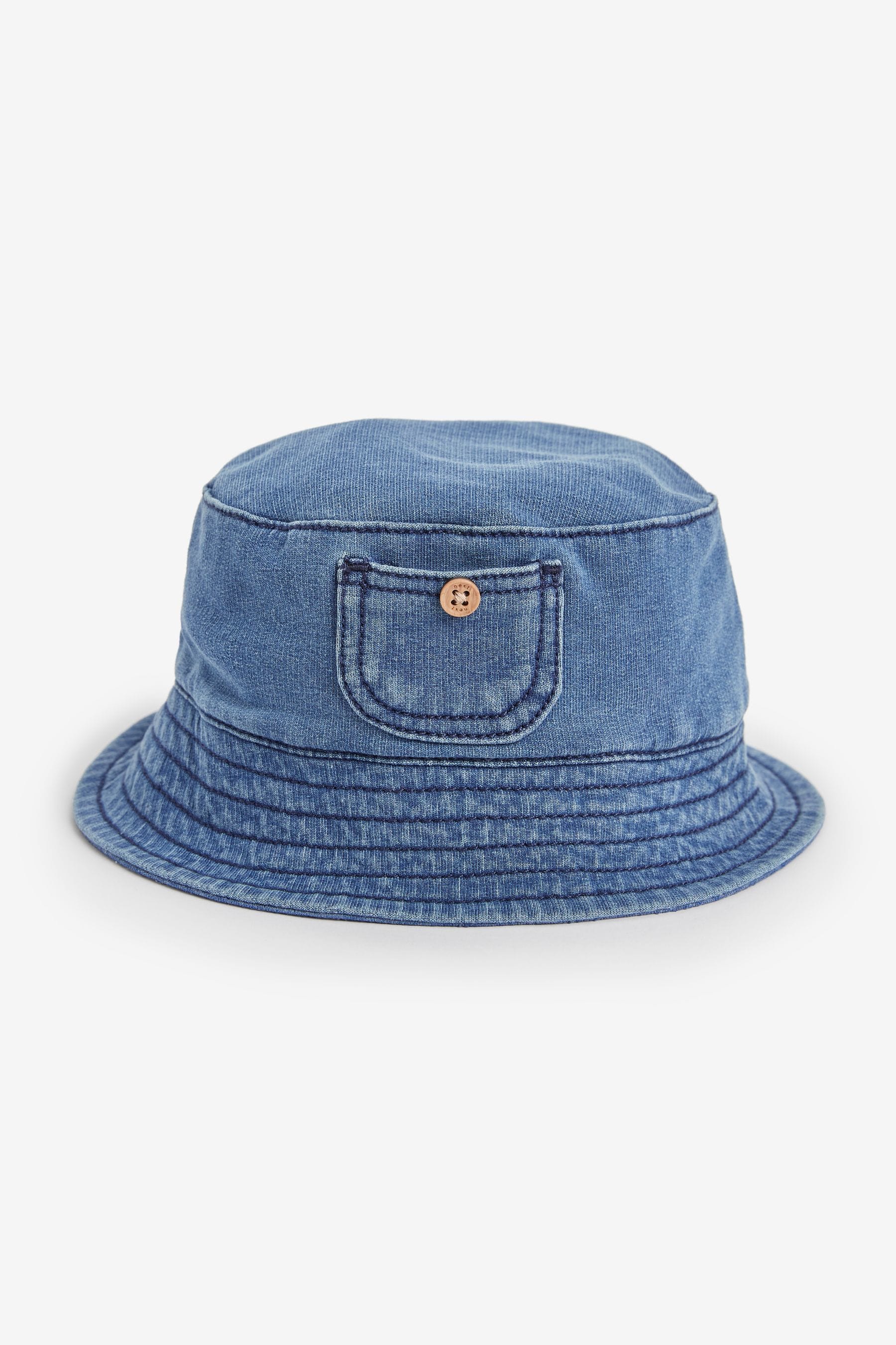 Blue Denim Baby Bucket Hat (0mths-2yrs)