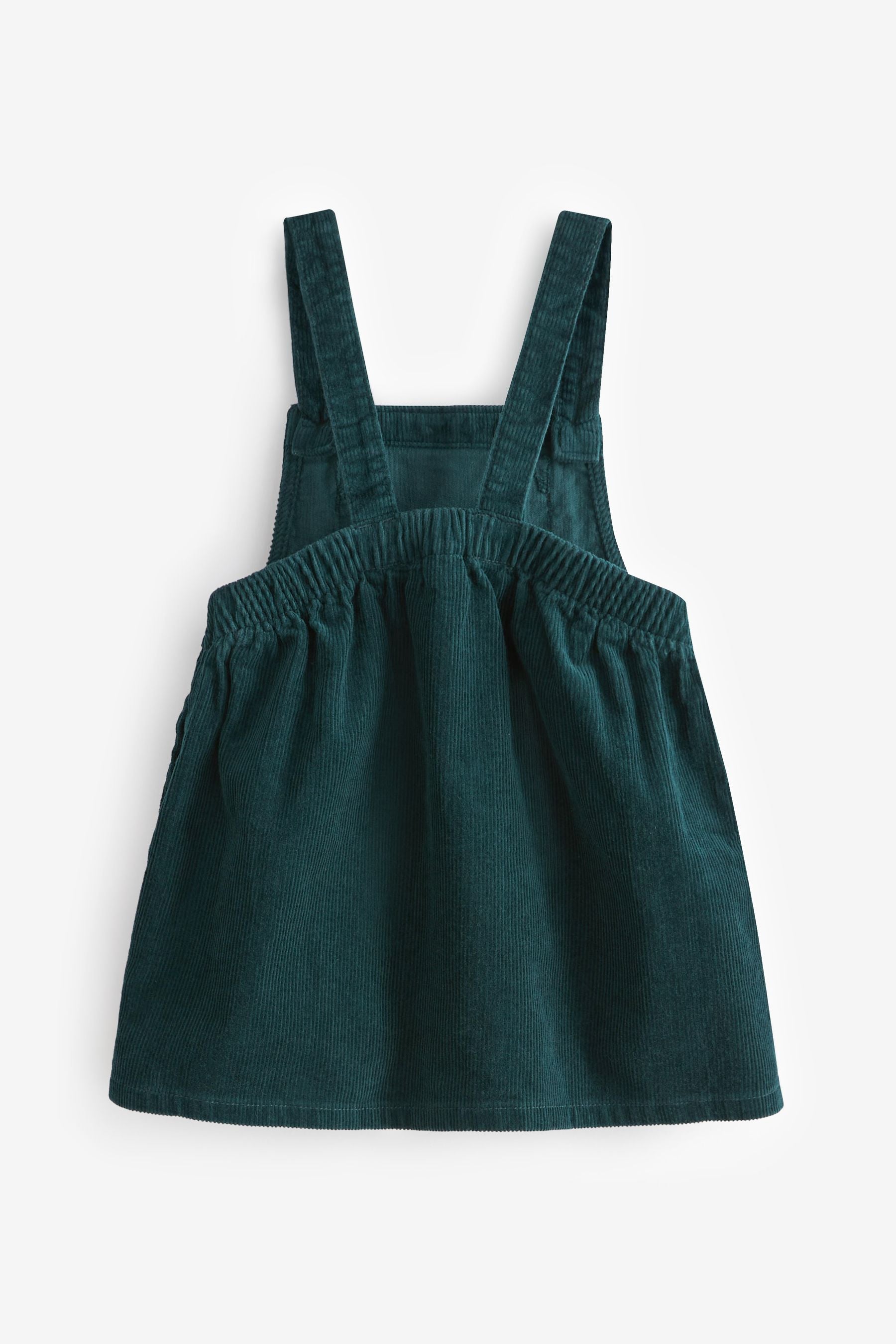 Teal Green Cord Pinafore (3mths-8yrs)