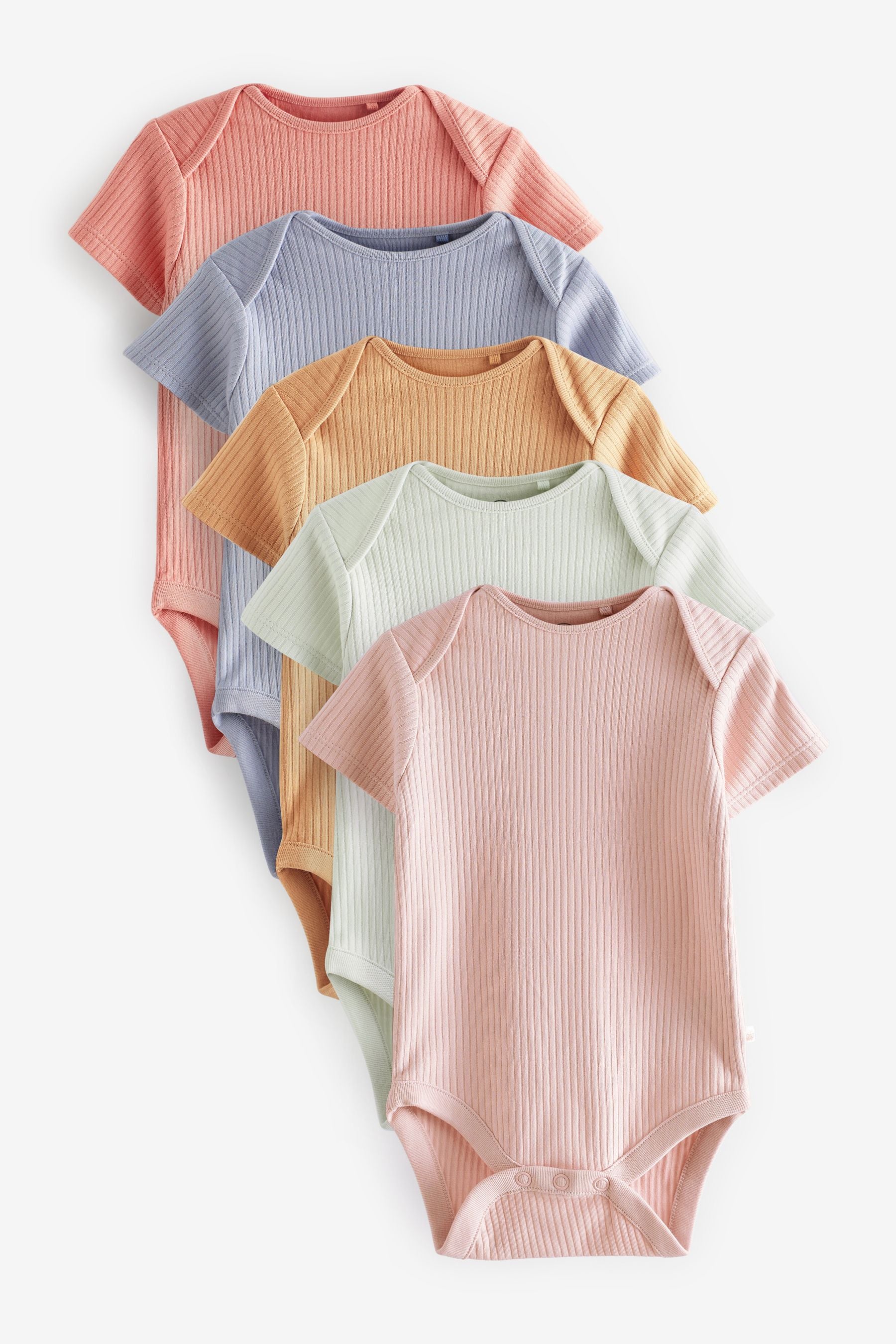 Multi 5 Pack Short Sleeve Bodysuits