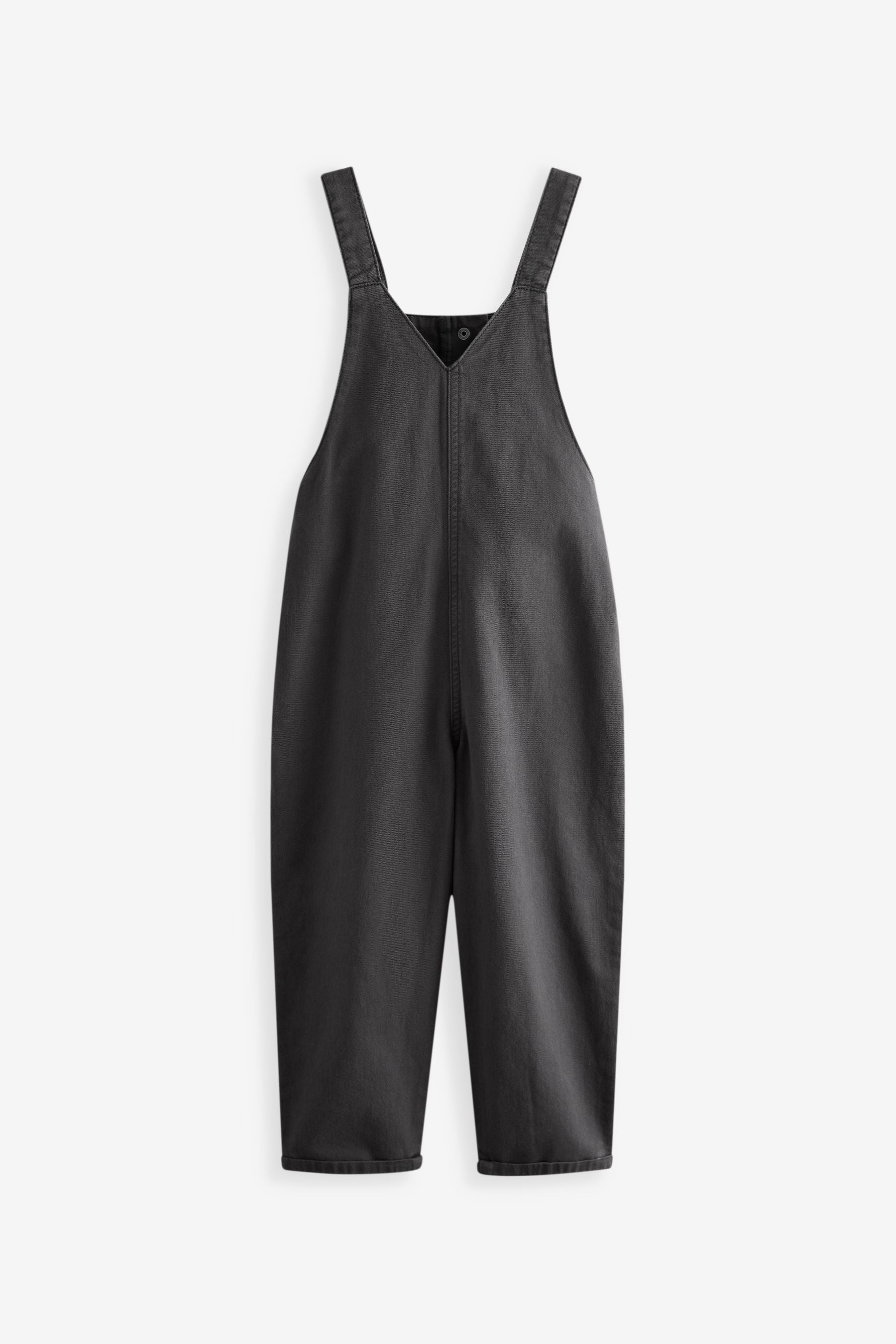 Washed Black Relaxed Dungarees (3-16yrs)