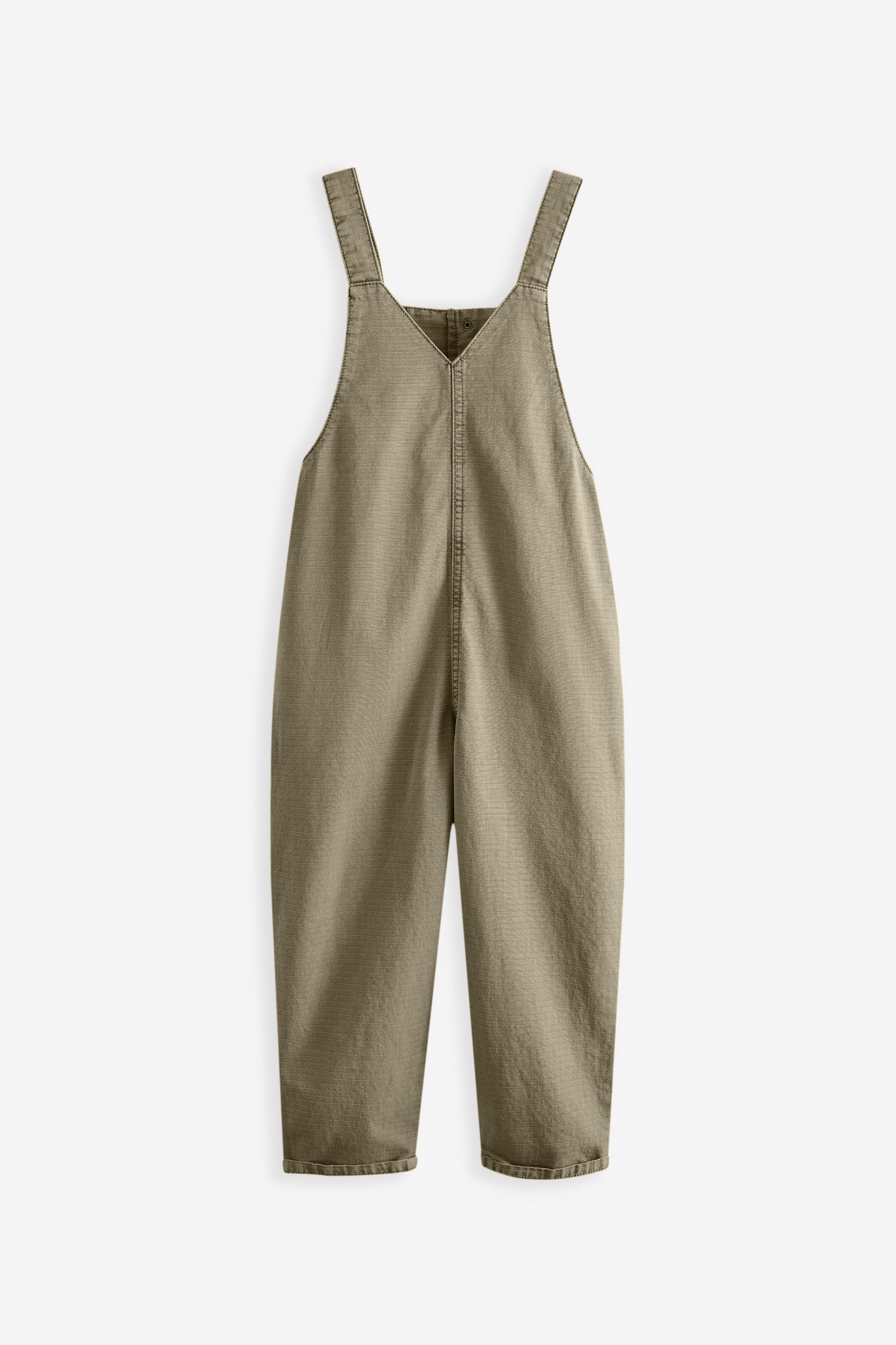 Khaki Green Relaxed Dungarees (3-16yrs)