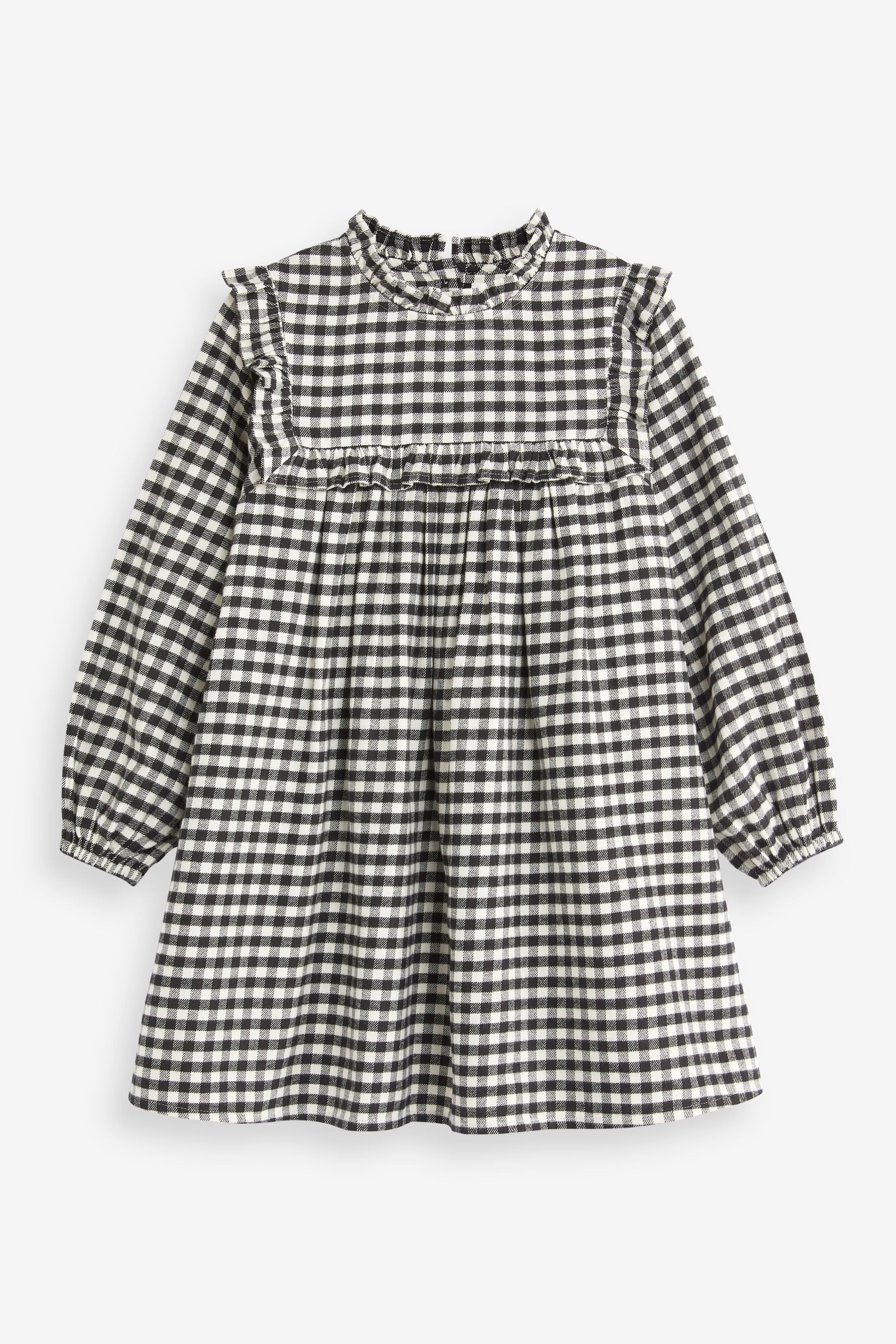 Black/White Next Check Dress (3-16yrs)