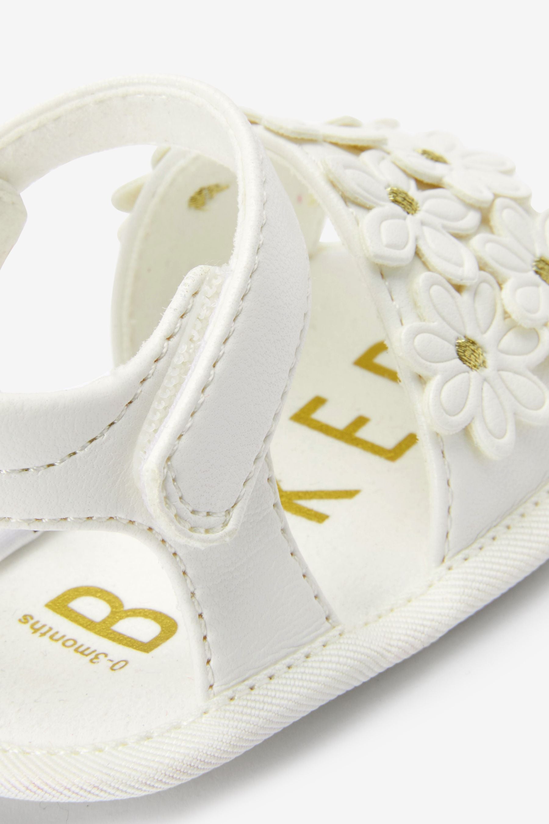 Baker by Ted Baker White Flower Sandals