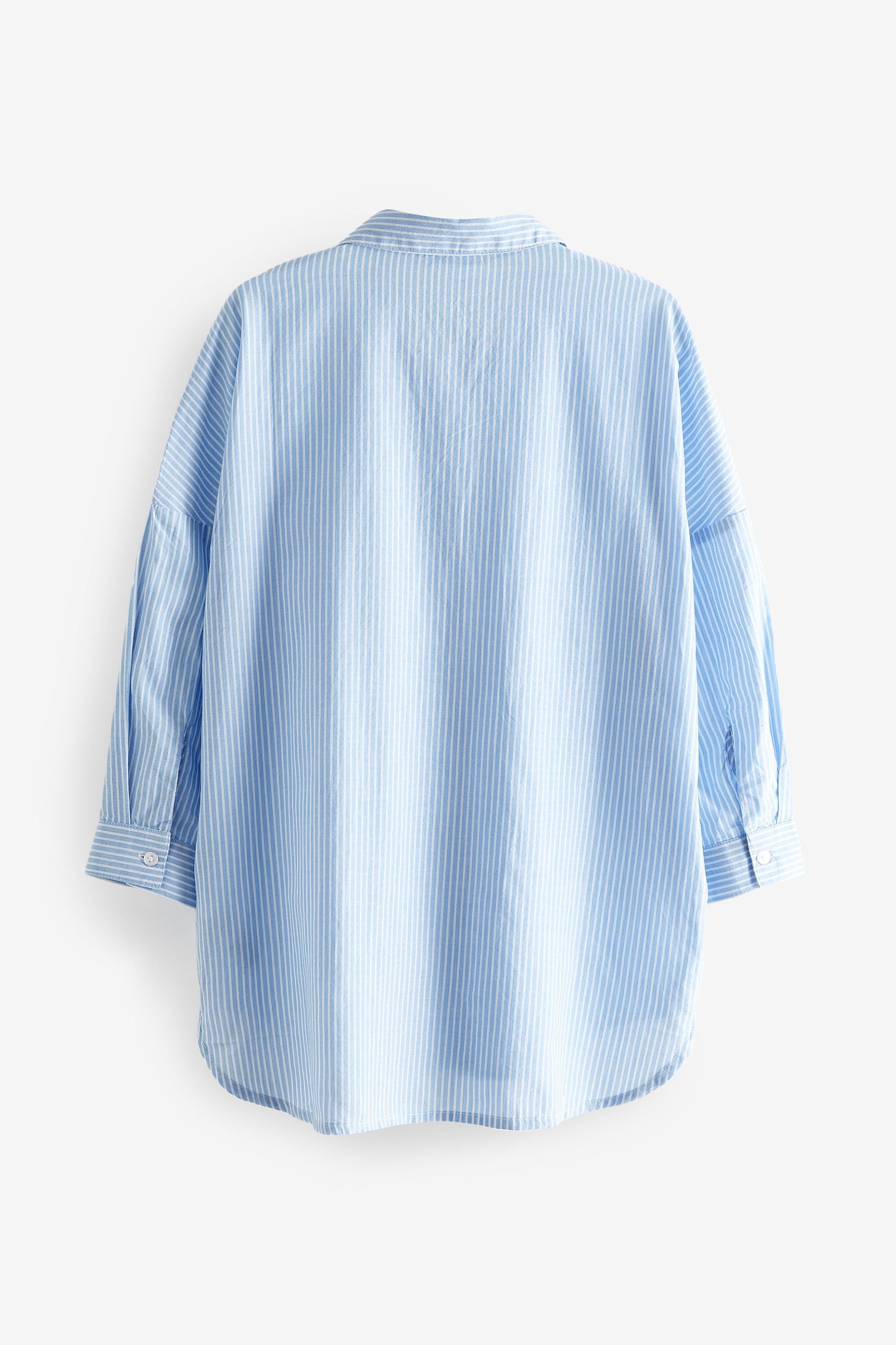 Blue Stripe Oversized Shirt (3-16yrs)