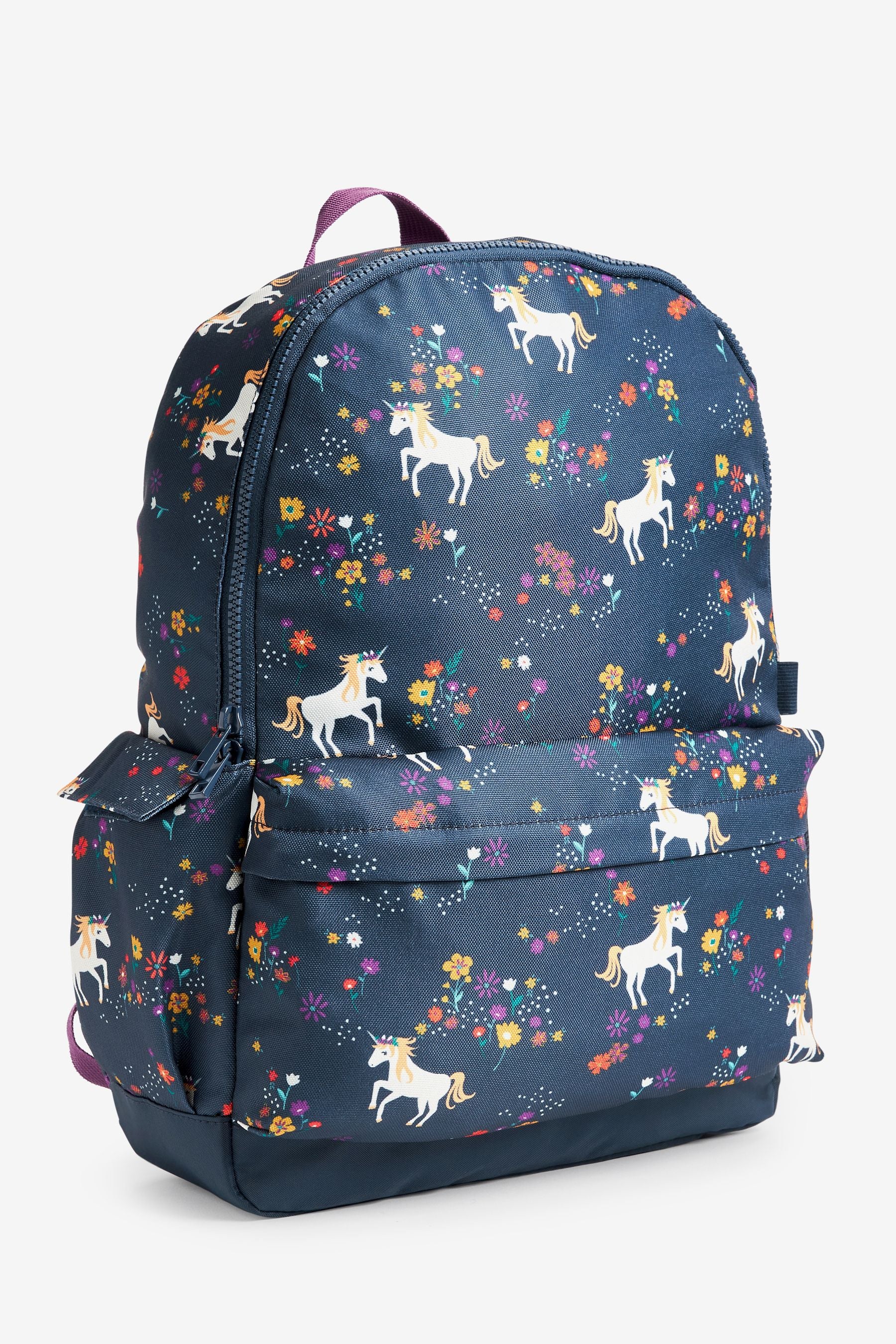 Navy Blue Unicorn Rucksack