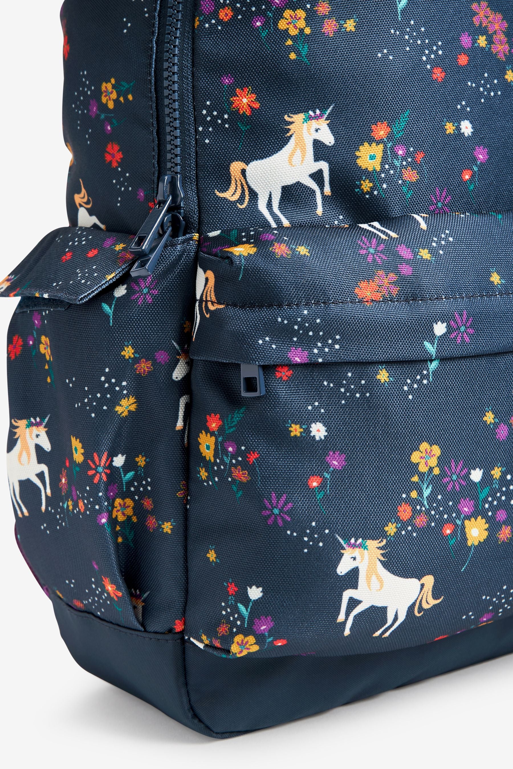 Navy Blue Unicorn Rucksack