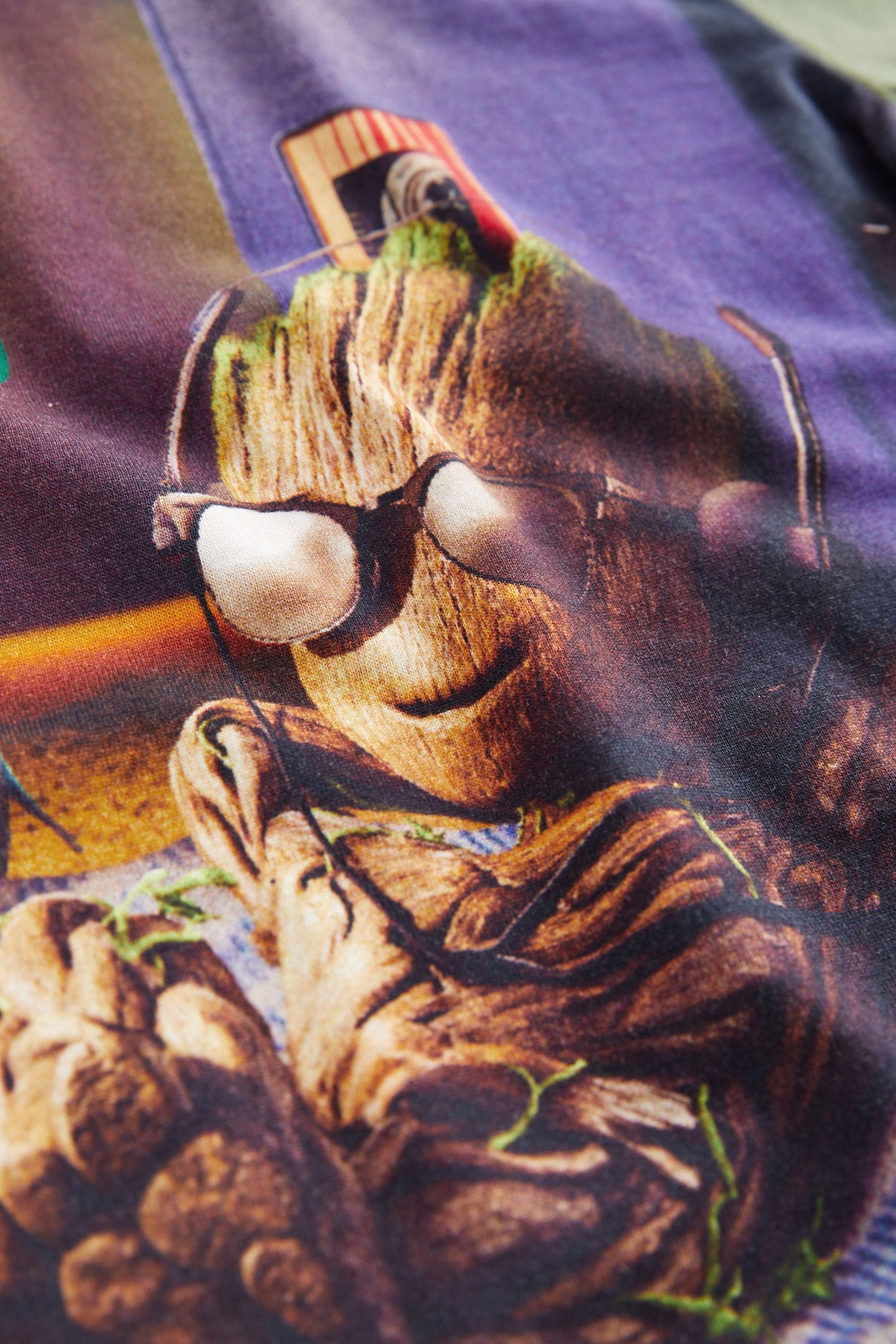 Groot Green Guardians Of The Galaxy License Short Sleeve T-Shirt (3-16yrs)