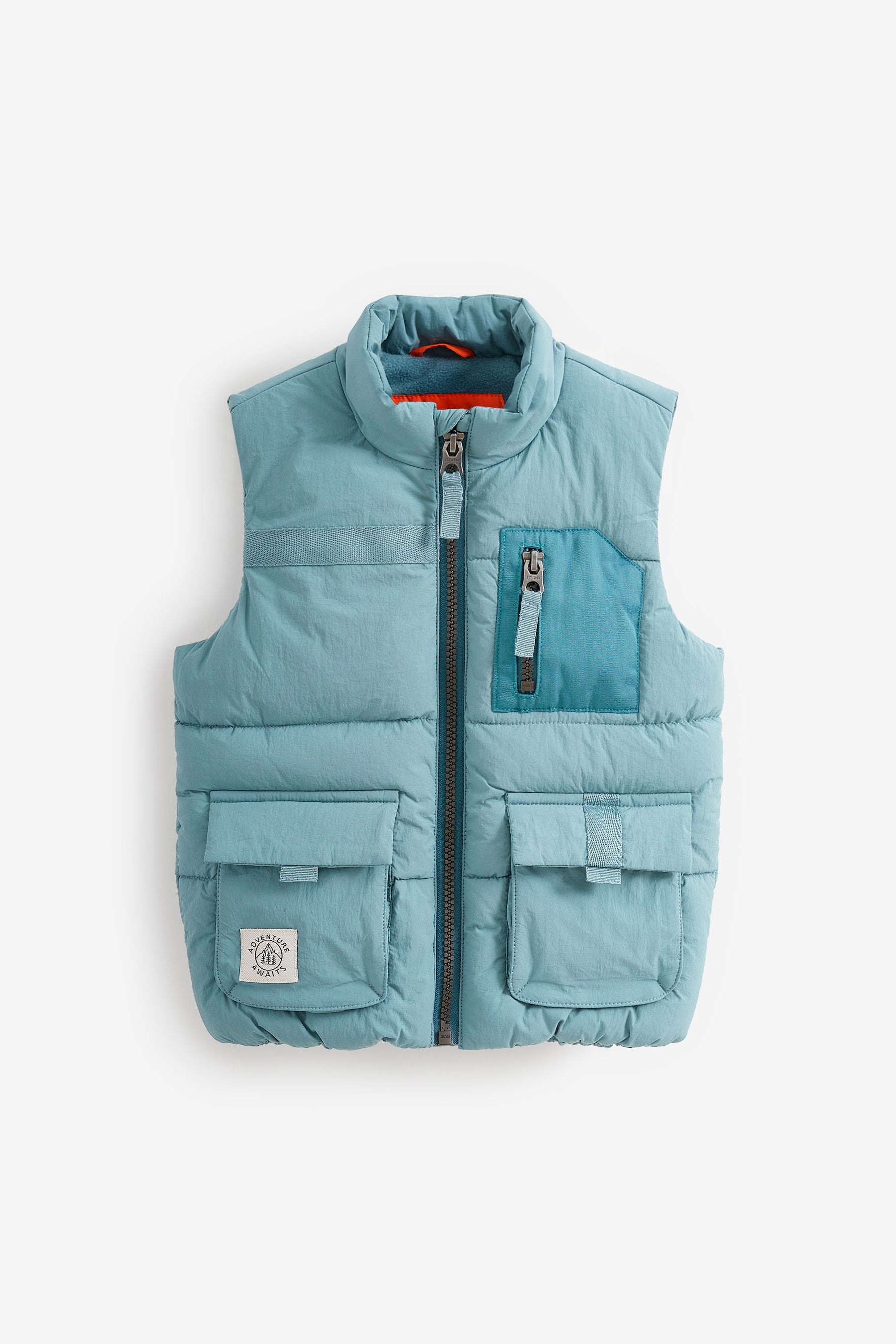 Mineral Blue Padded Gilet (3mths-10yrs)