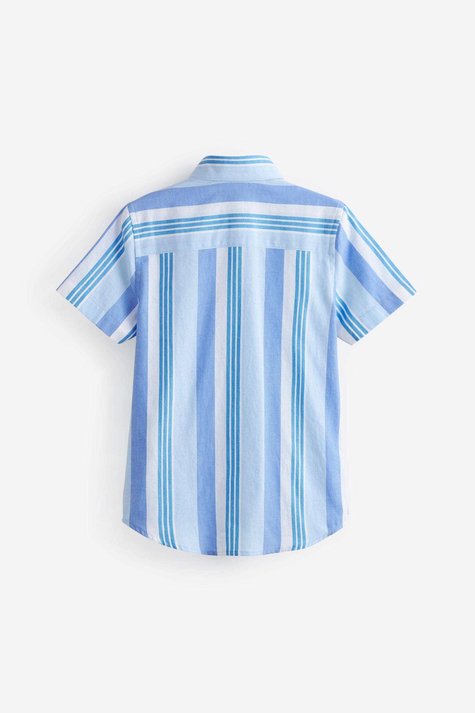 Blue Variegated Stripe Long Sleeve Shirt (3-16yrs)